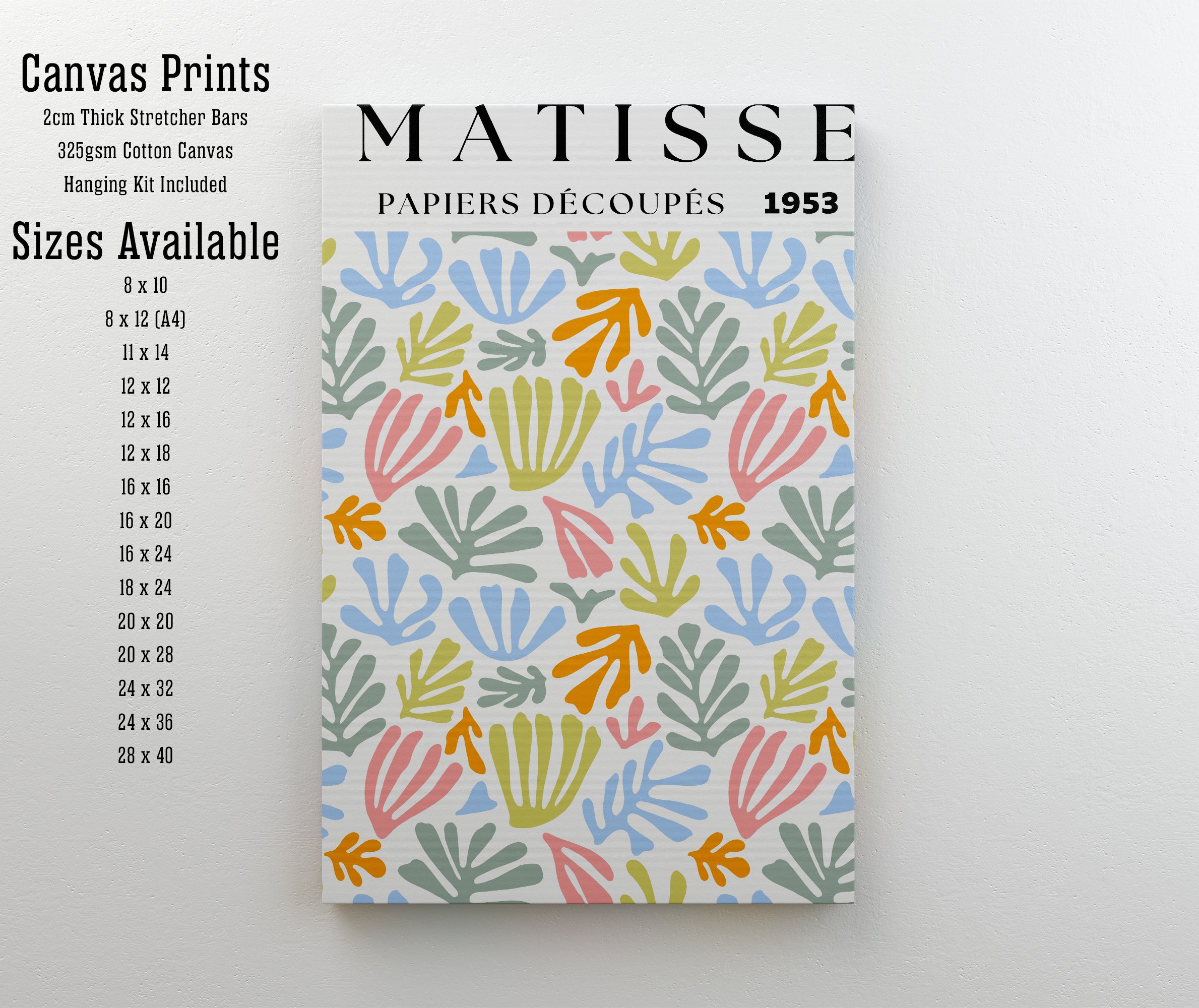 Matisse Cut Paper Botanical Art Print