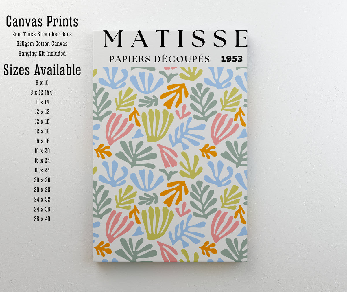 Matisse Cut Paper Botanical Art Print