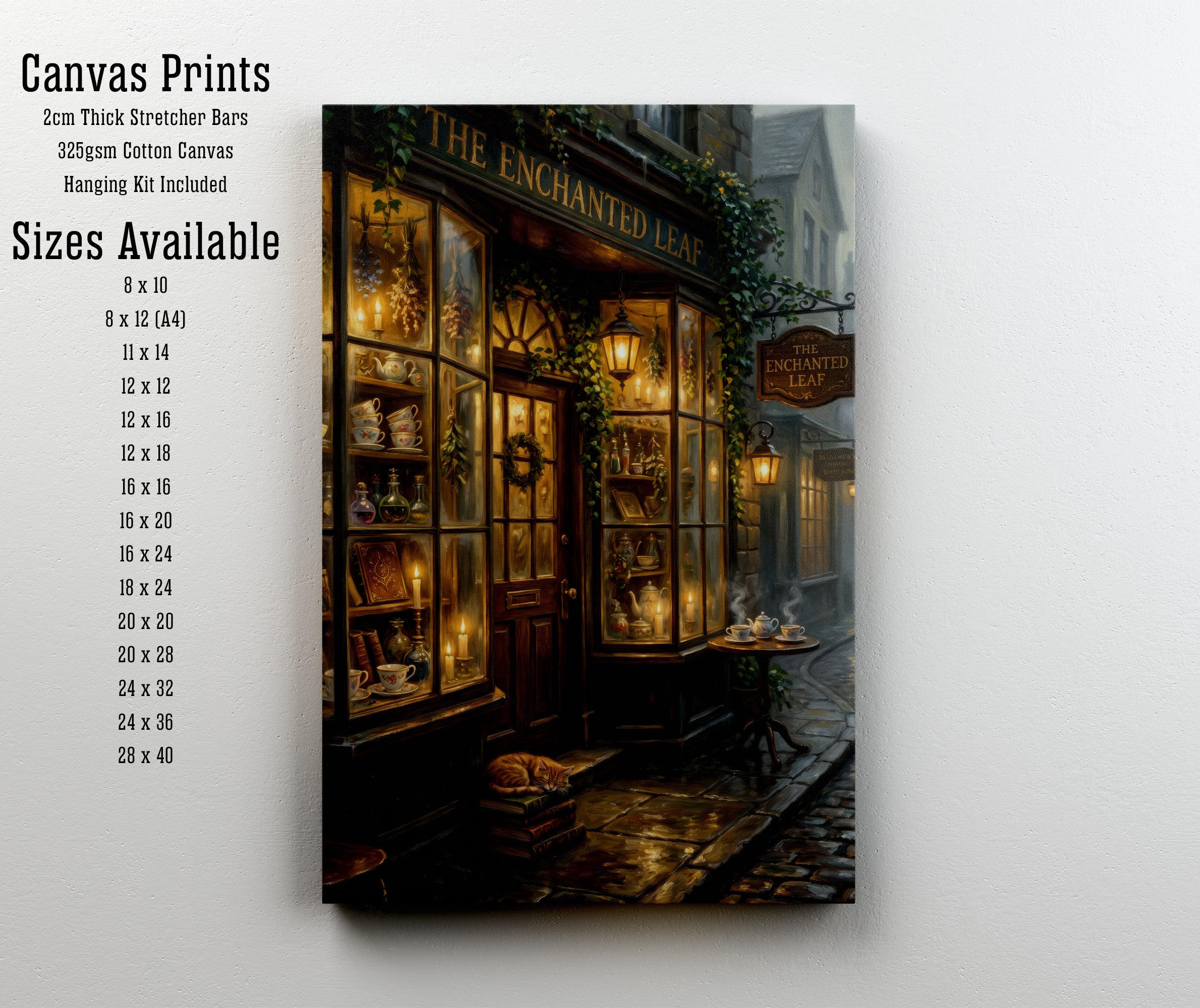 Enchanted Tea Shop Art Print