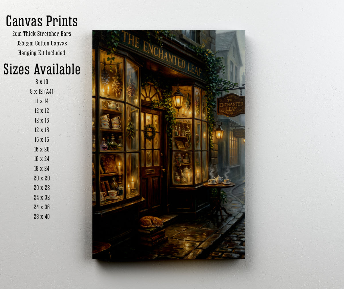 Enchanted Tea Shop Art Print