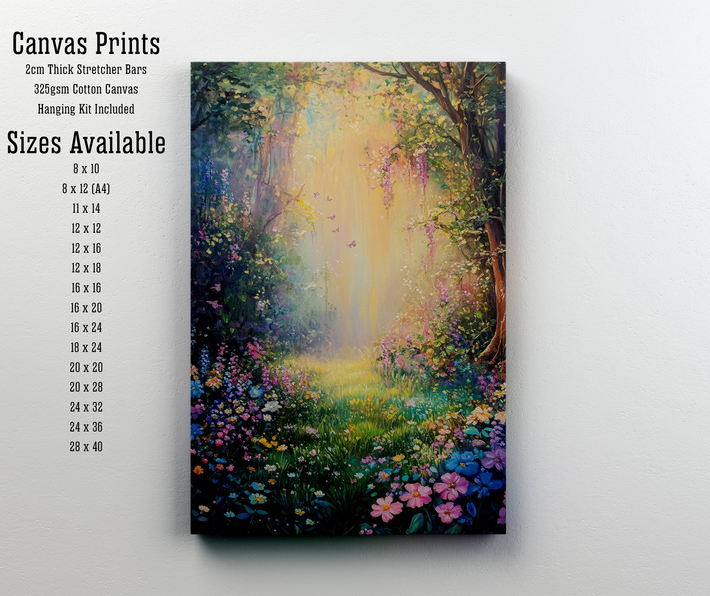 Enchanted Forest Flower Art Print