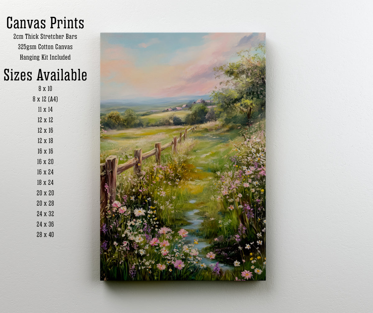 Pastoral Wildflower Meadow Art Print