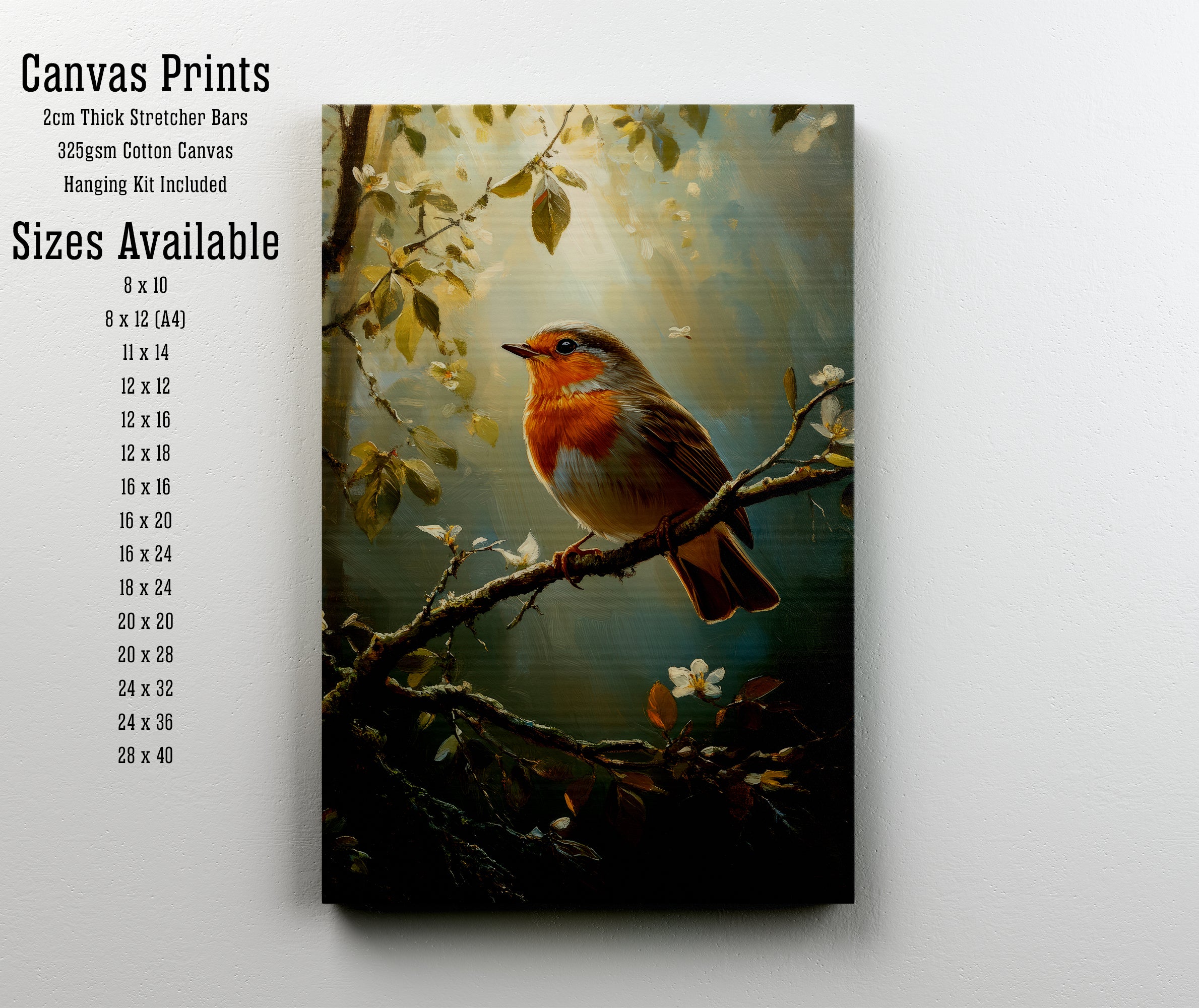 Robin Blossom Art Print