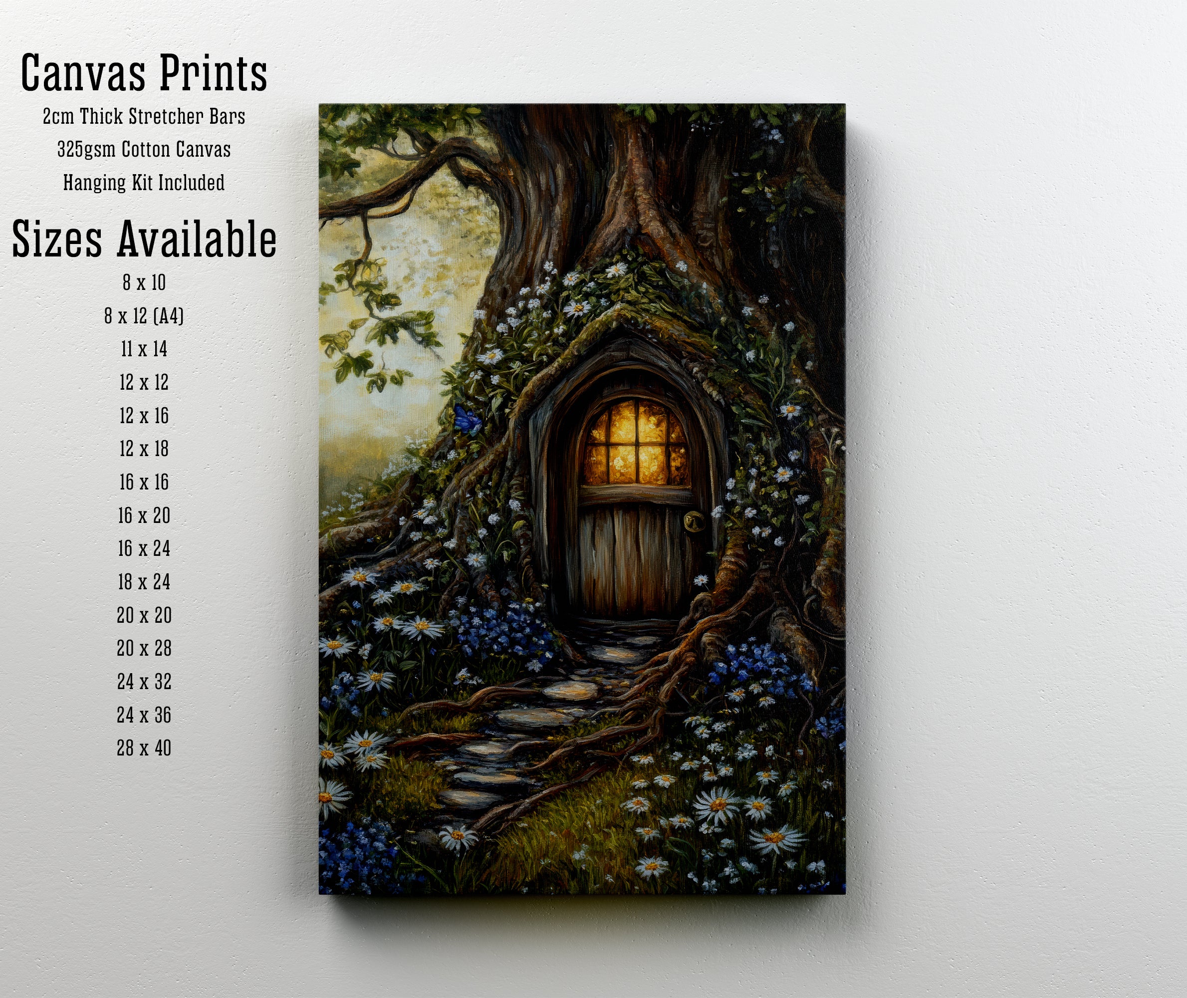 Enchanted Tree Door Art Print