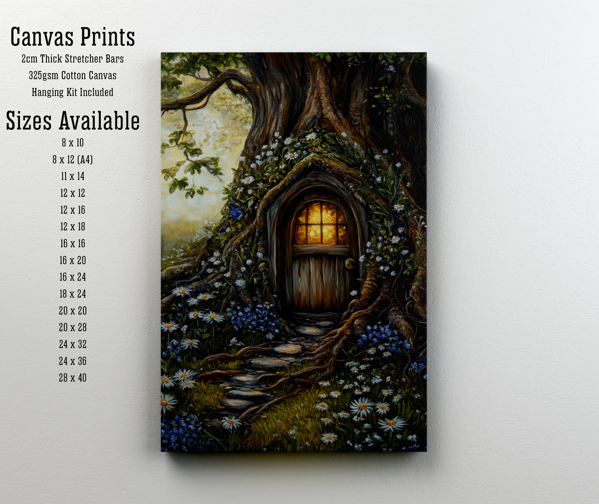 Enchanted Tree Door Art Print
