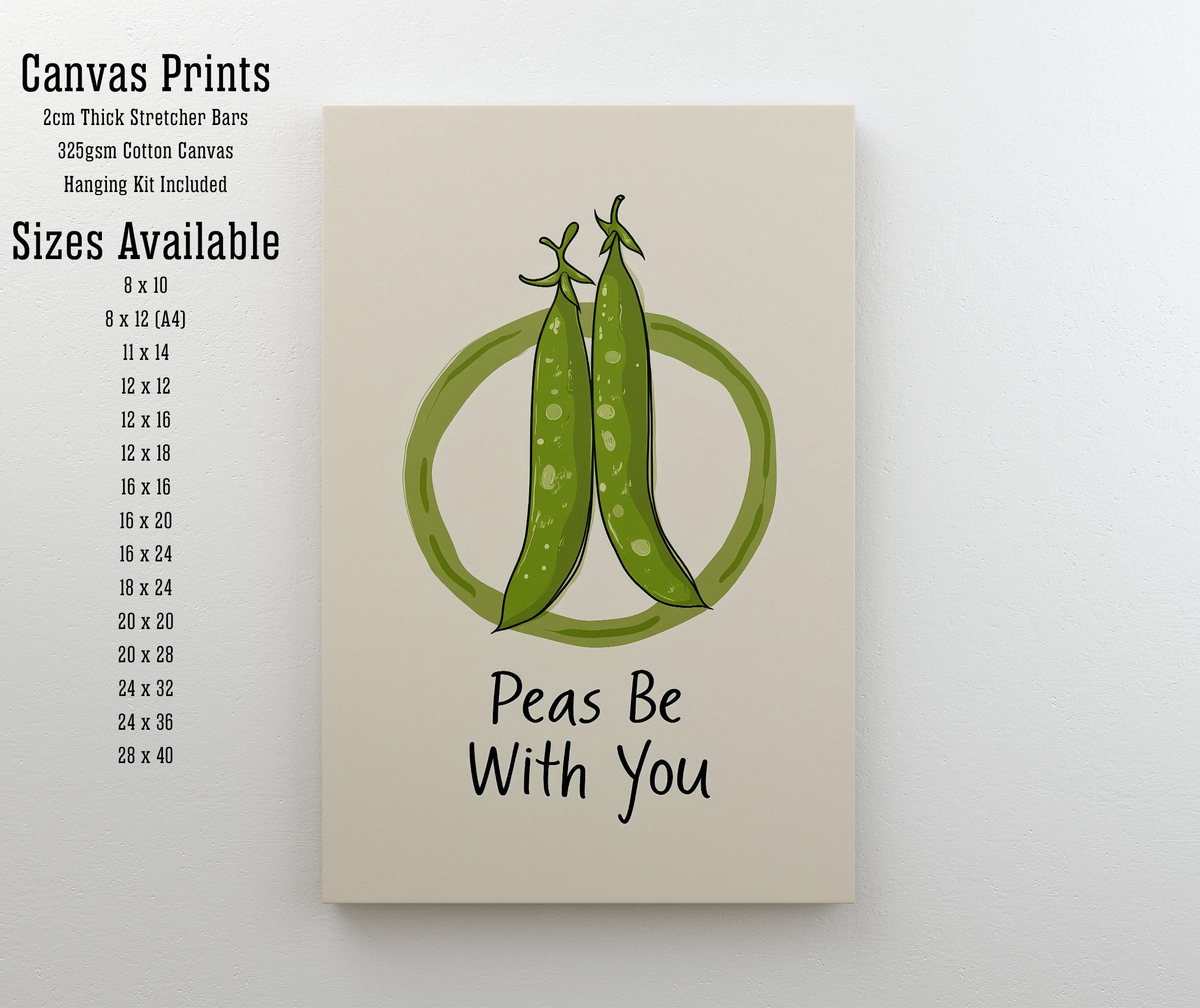 Peas Be With You Art Print