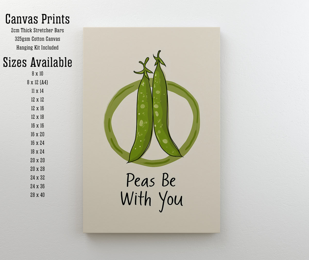 Peas Be With You Art Print