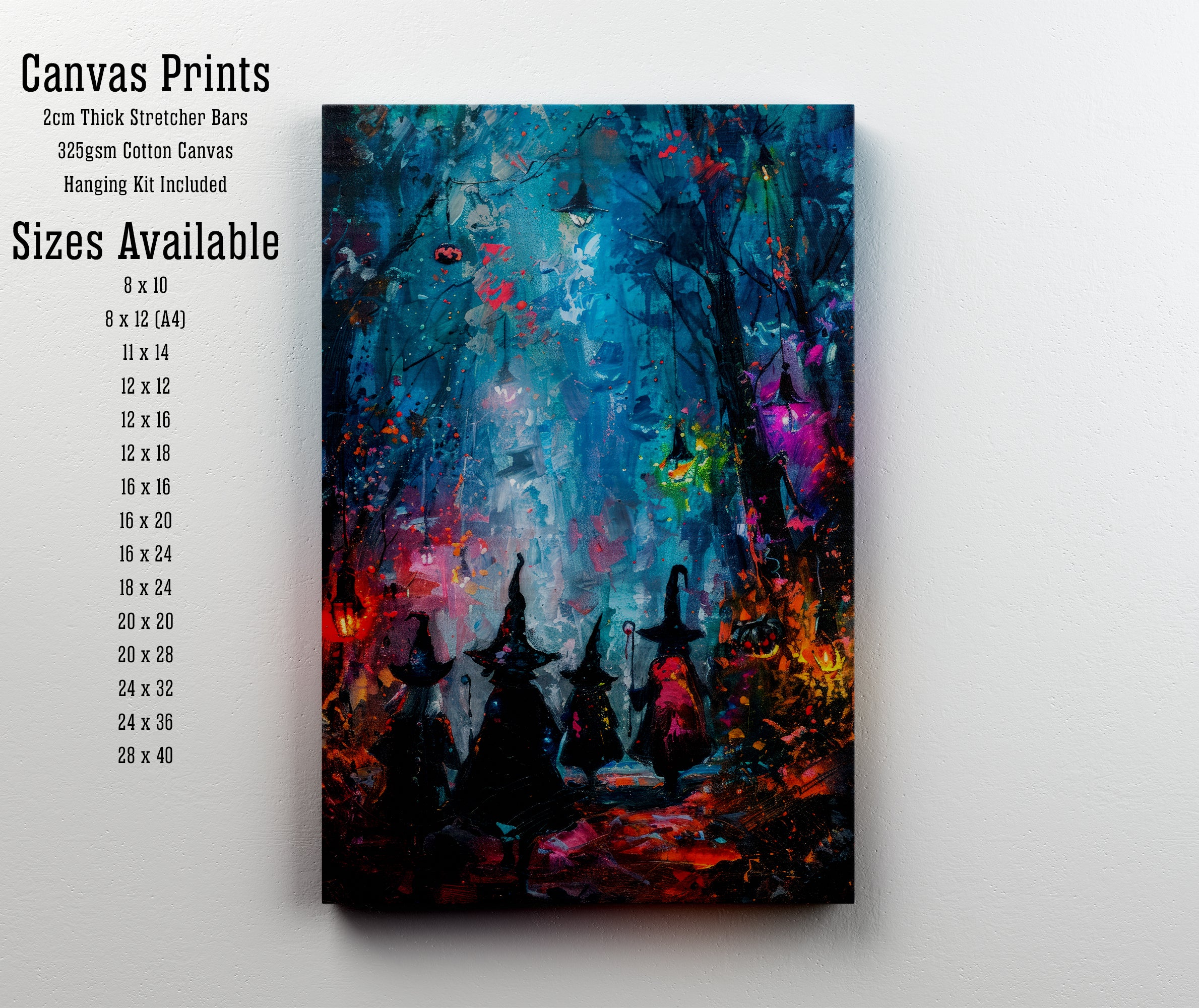 Enchanted Witch Forest Art Print