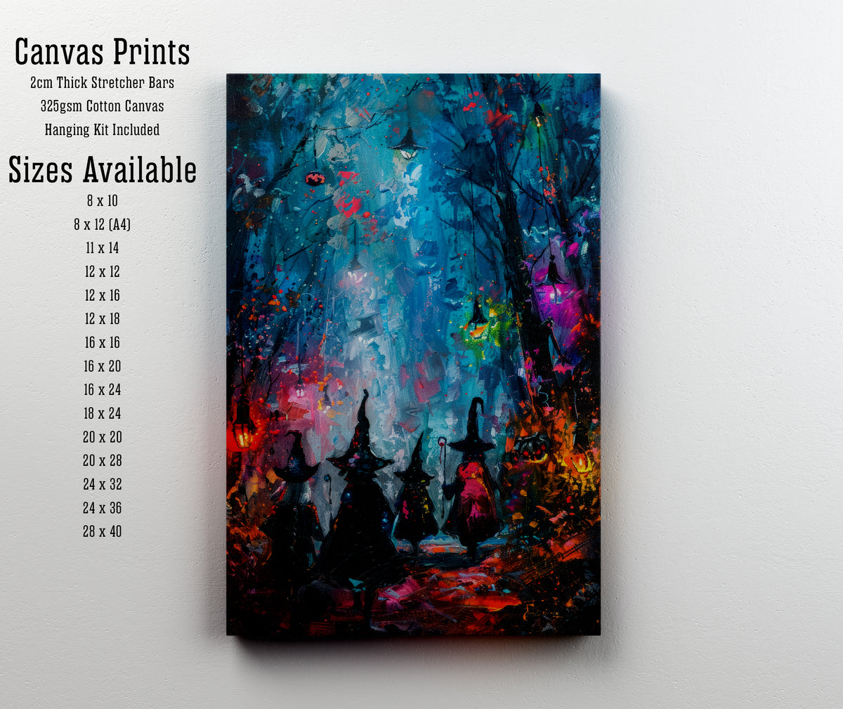 Enchanted Witch Forest Art Print