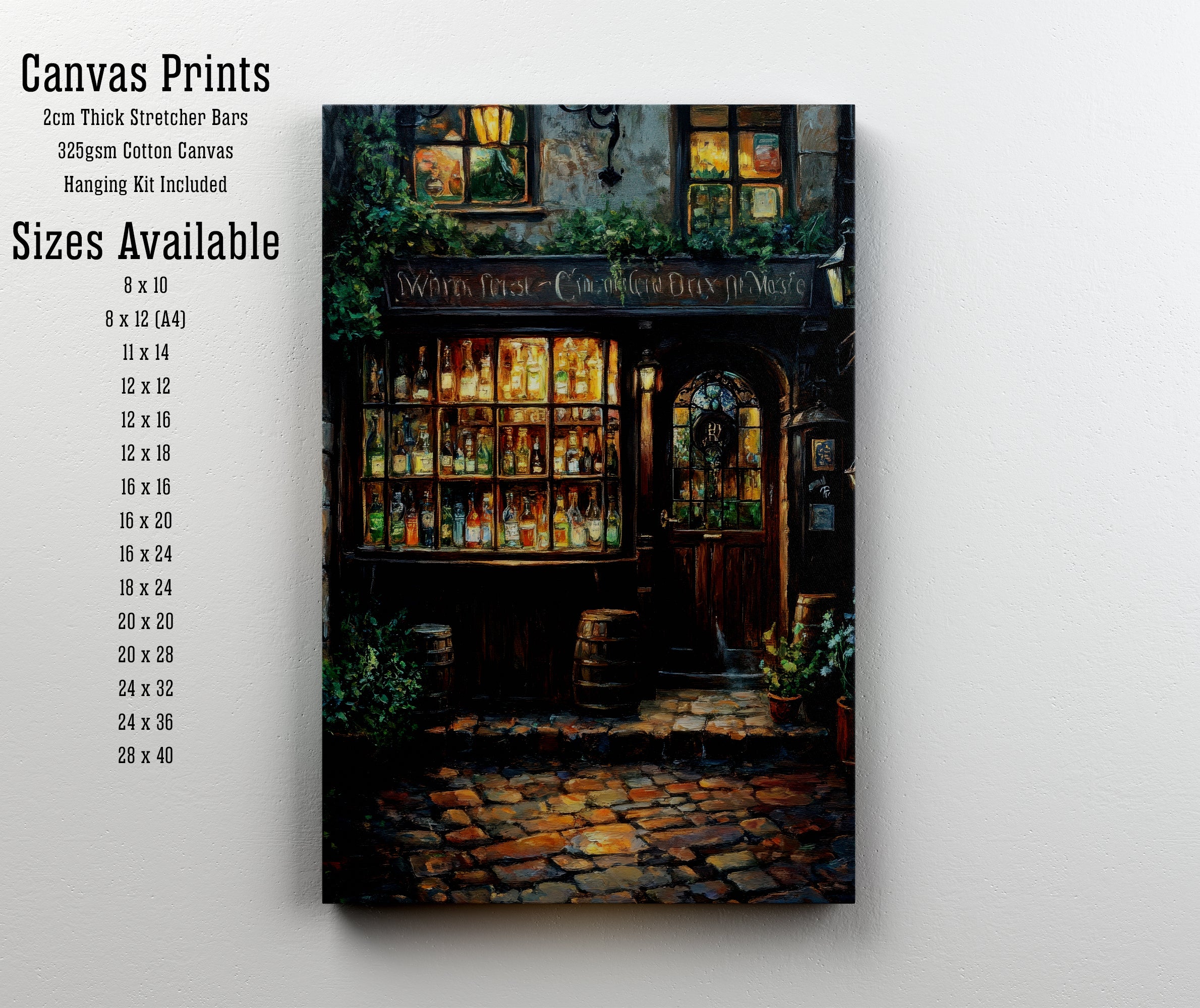 Vintage Pub Front Art Print