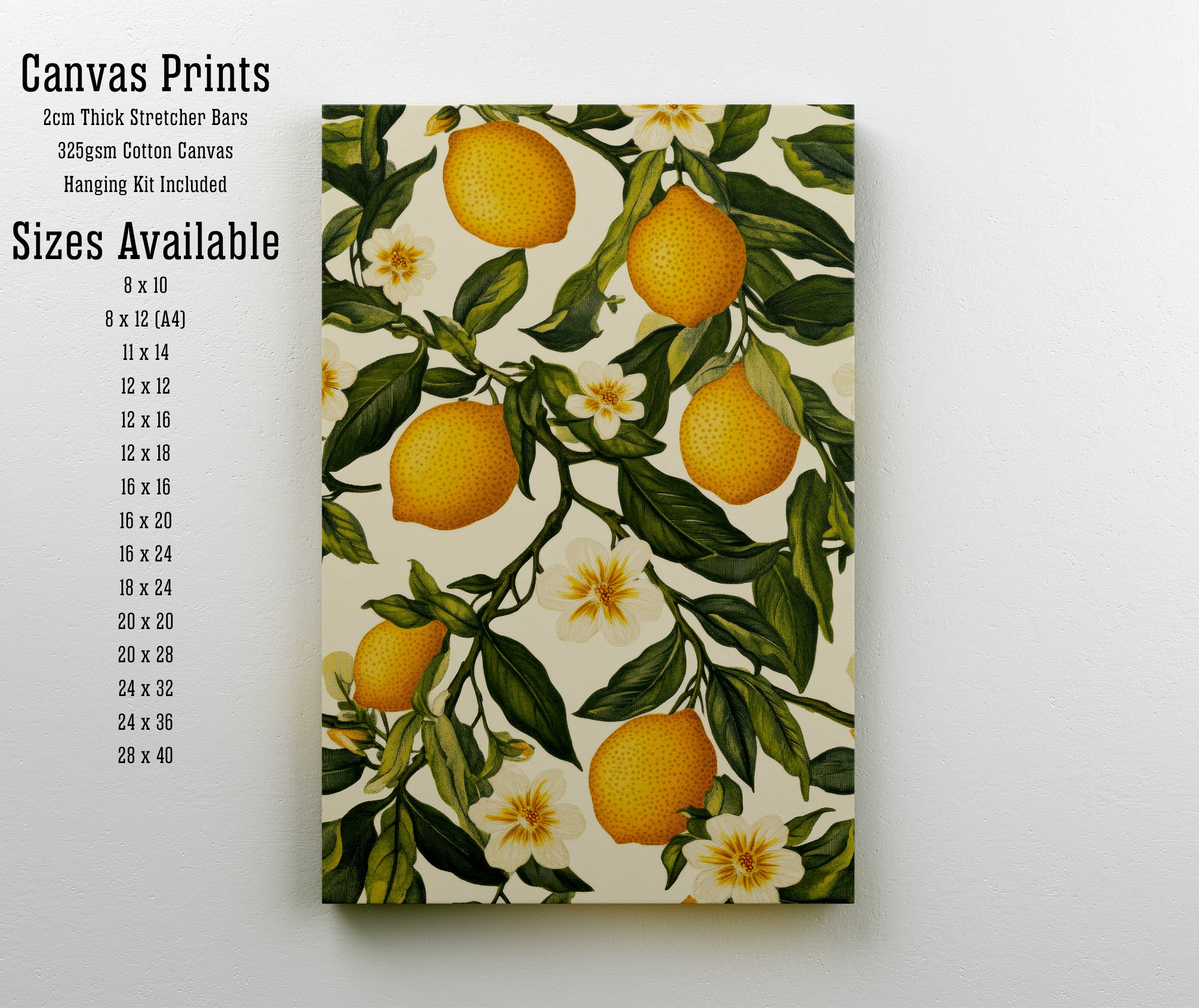 Lemon Botanical Art Print