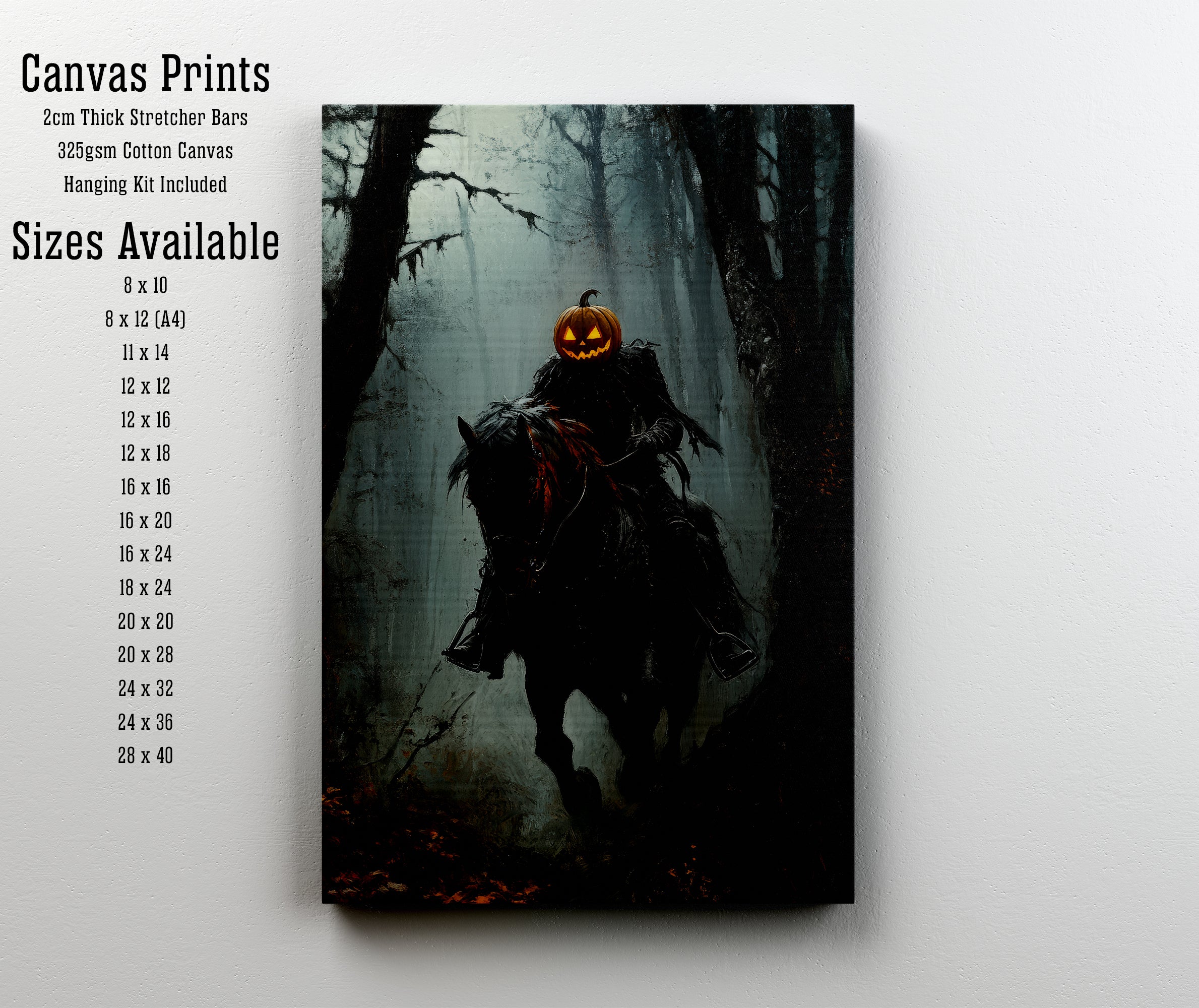 Headless Horseman Gothic Art Print