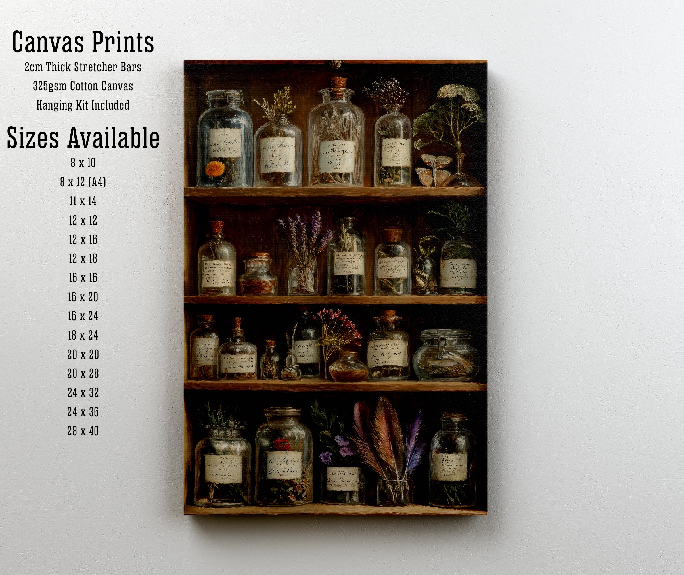 Vintage Apothecary Botanical Art Print