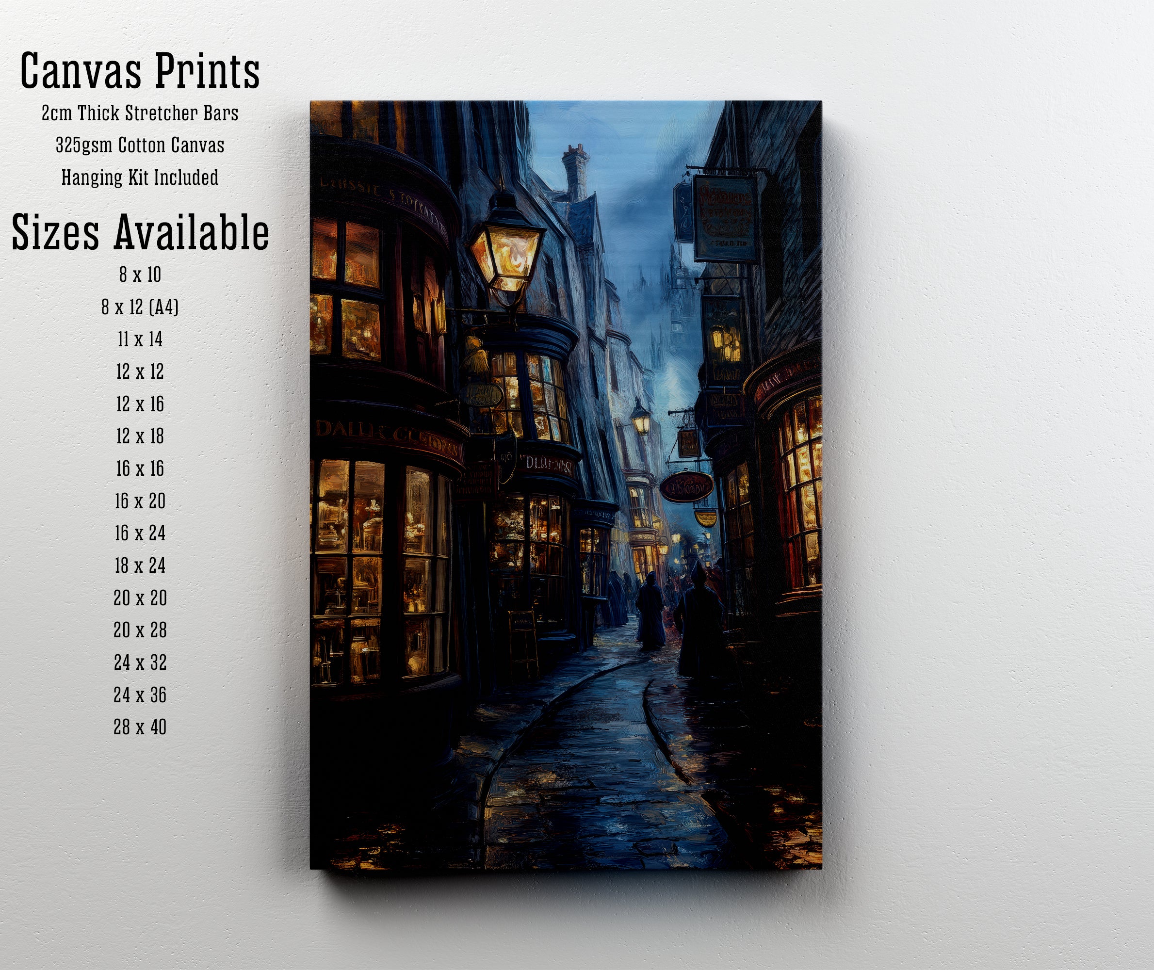 Dark Academia Street Art Print