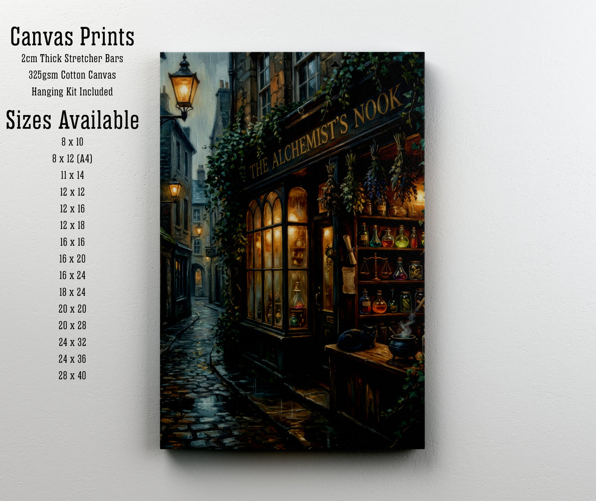 Alchemist Apothecary Dark Academia Art Print
