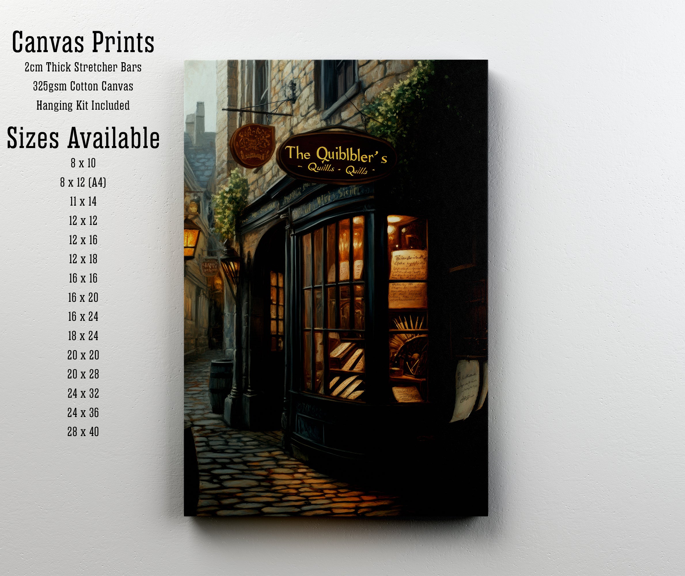Magical Quill Shop Art Print