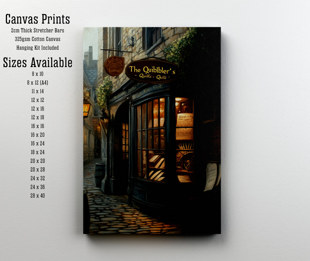 Magical Quill Shop Art Print
