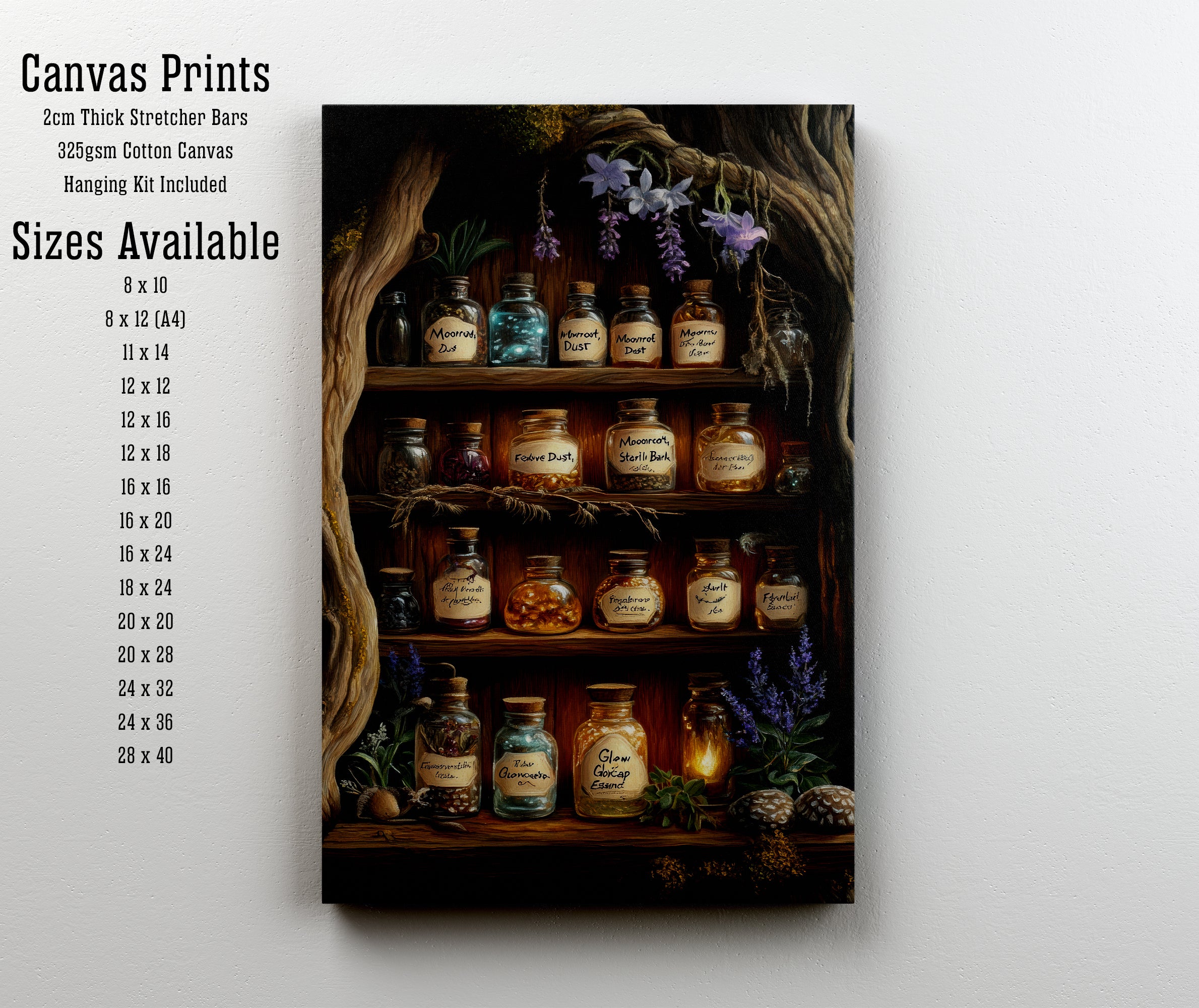 Enchanted Woodland Apothecary Art Print