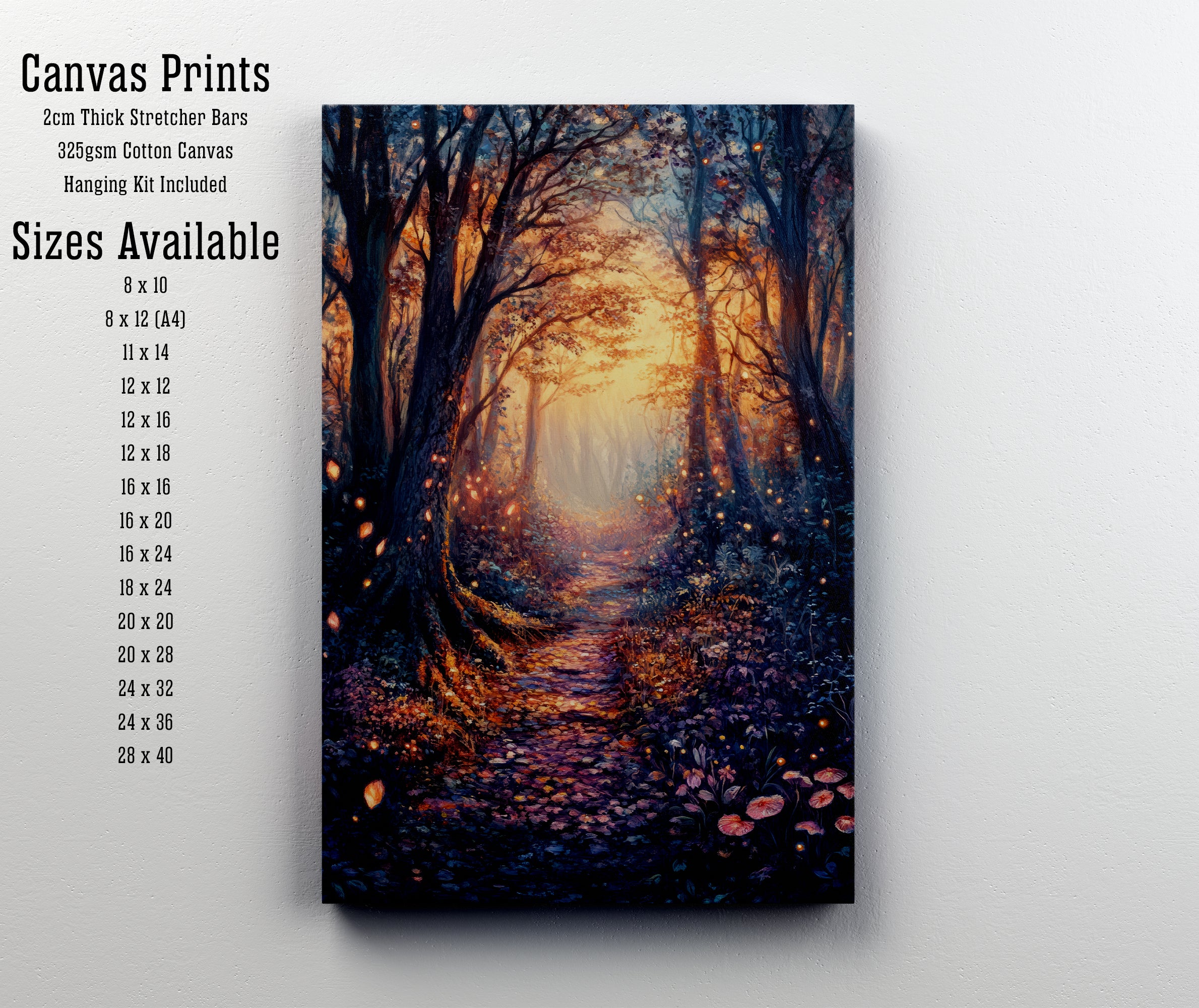 Enchanted Woodland Path Art Print
