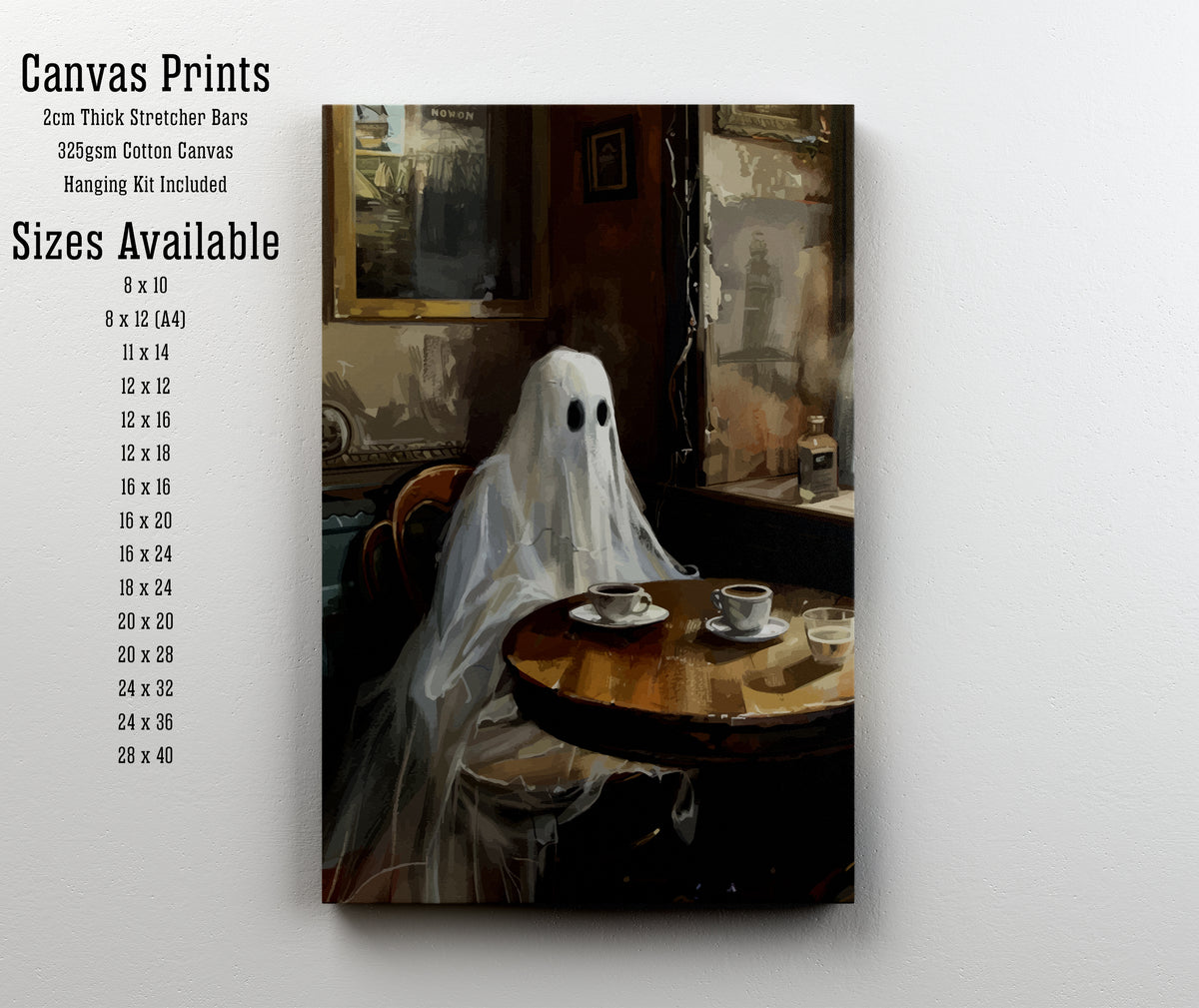Ghost Tea Party Art Print