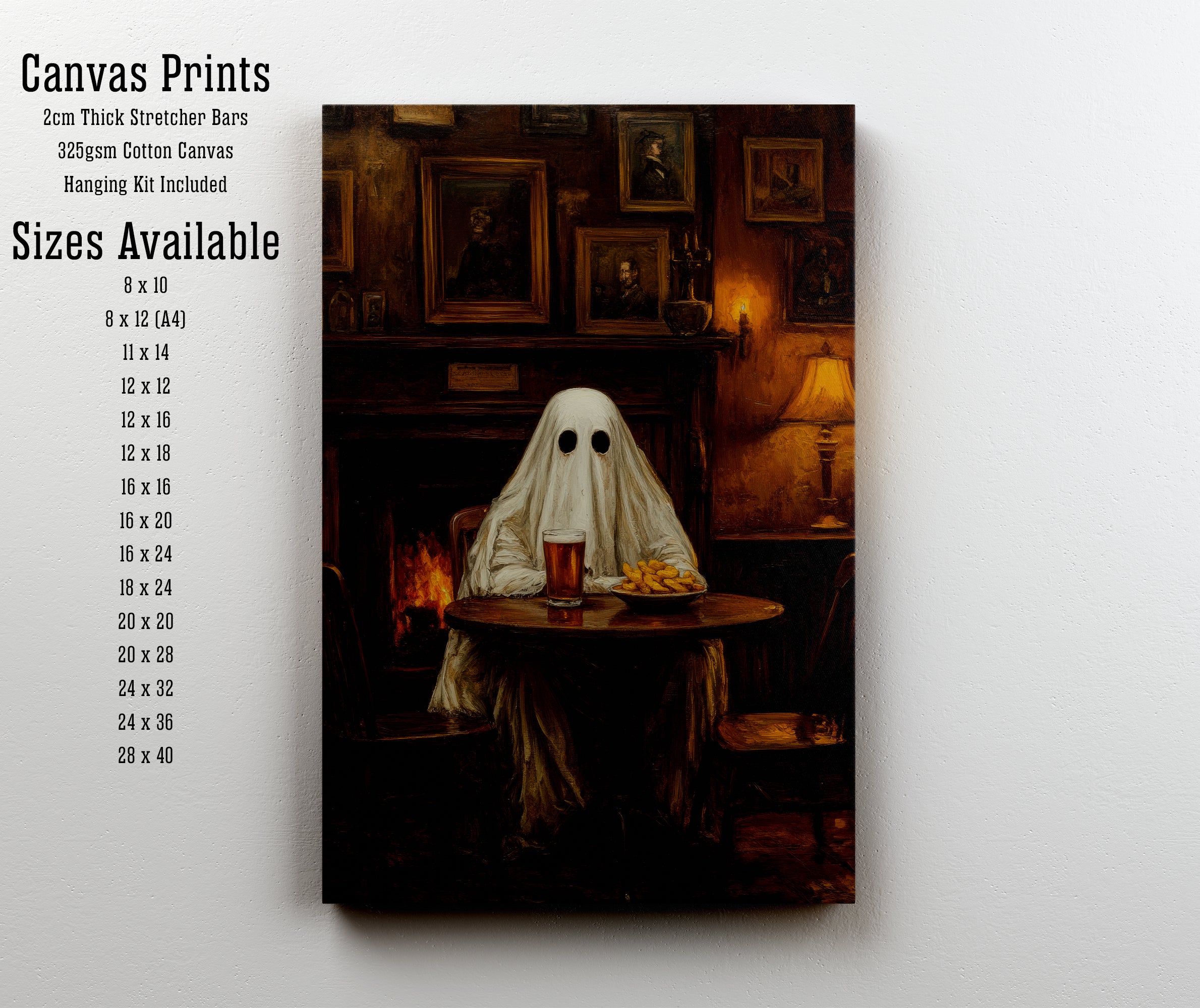 Ghost at the Tavern Art Print