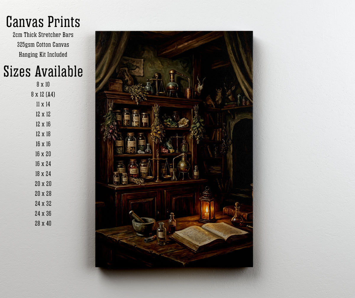 Vintage Apothecary Interior Art Print
