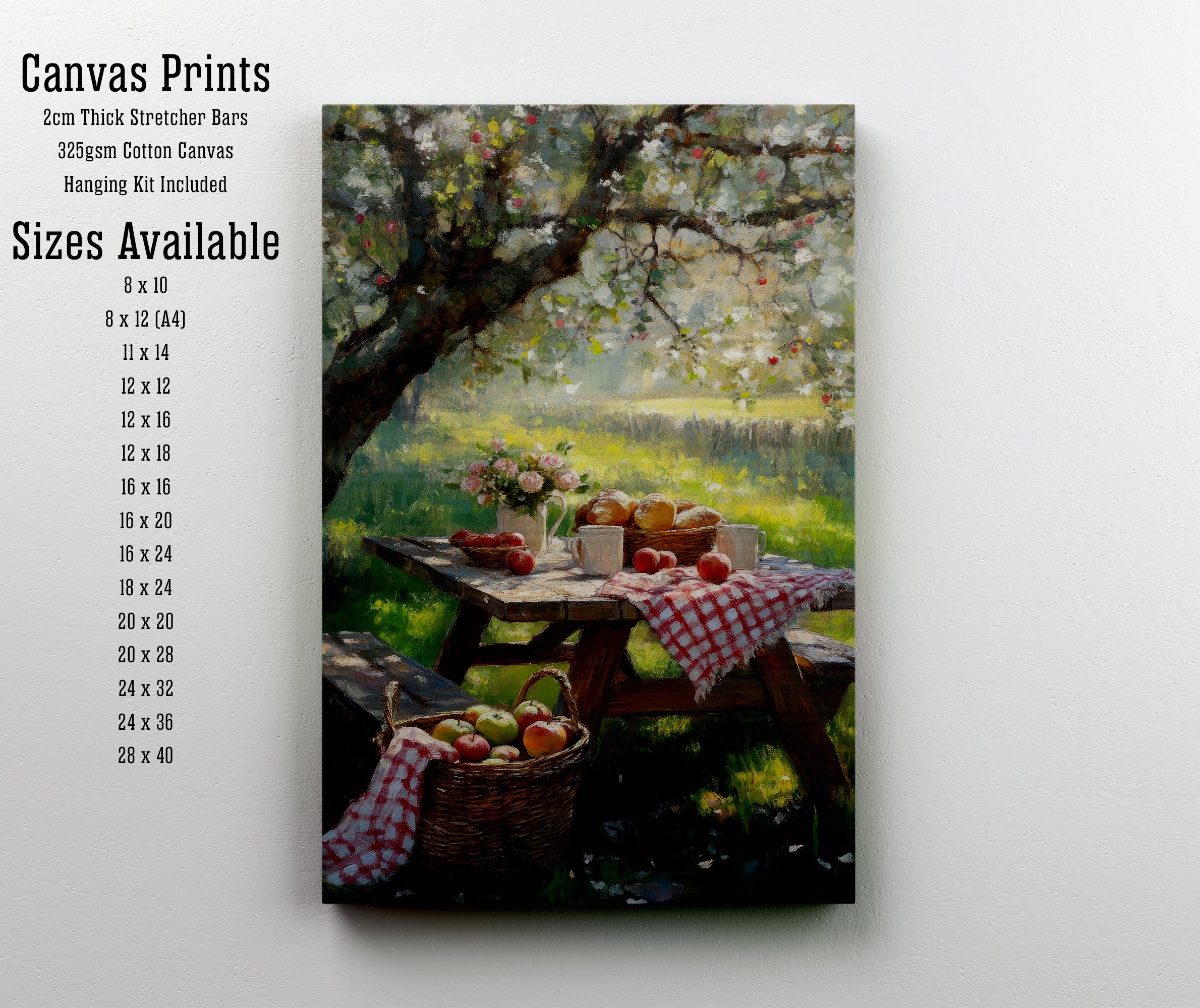 Garden Picnic Still Life Art Print