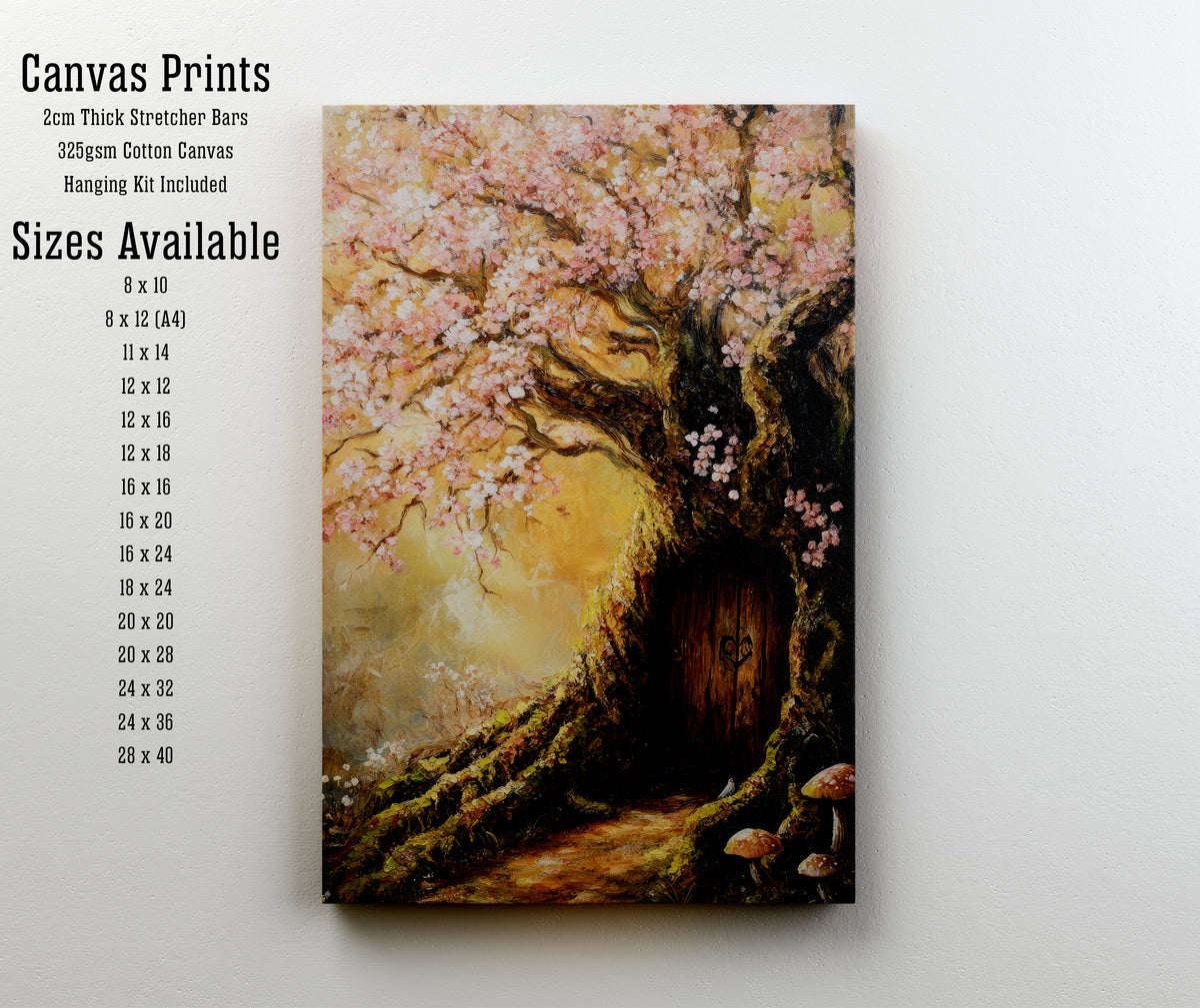 Enchanted Blossom Tree Door Art Print