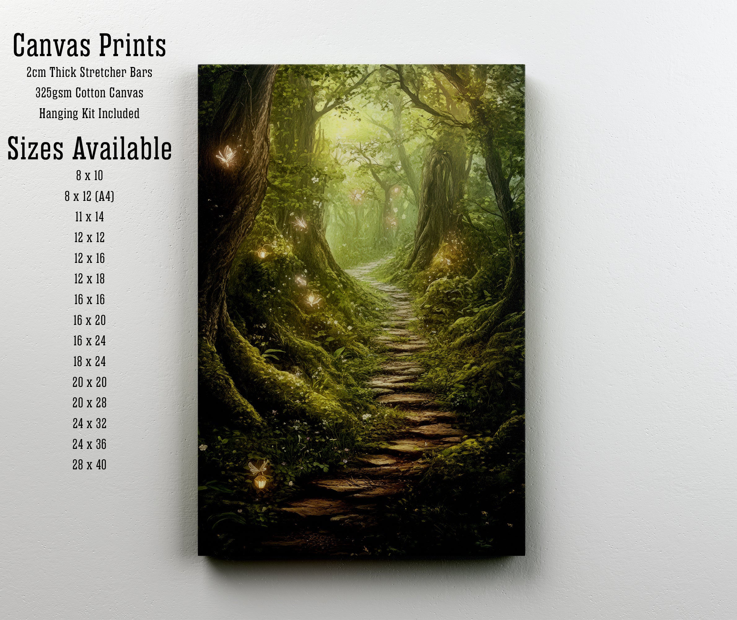 Enchanted Woodland Path Art Print