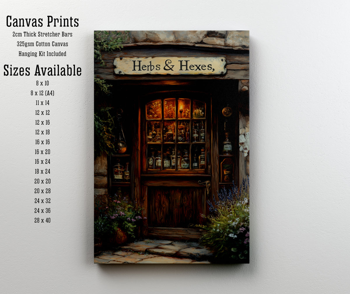 Herbs & Hexes Apothecary Art Print