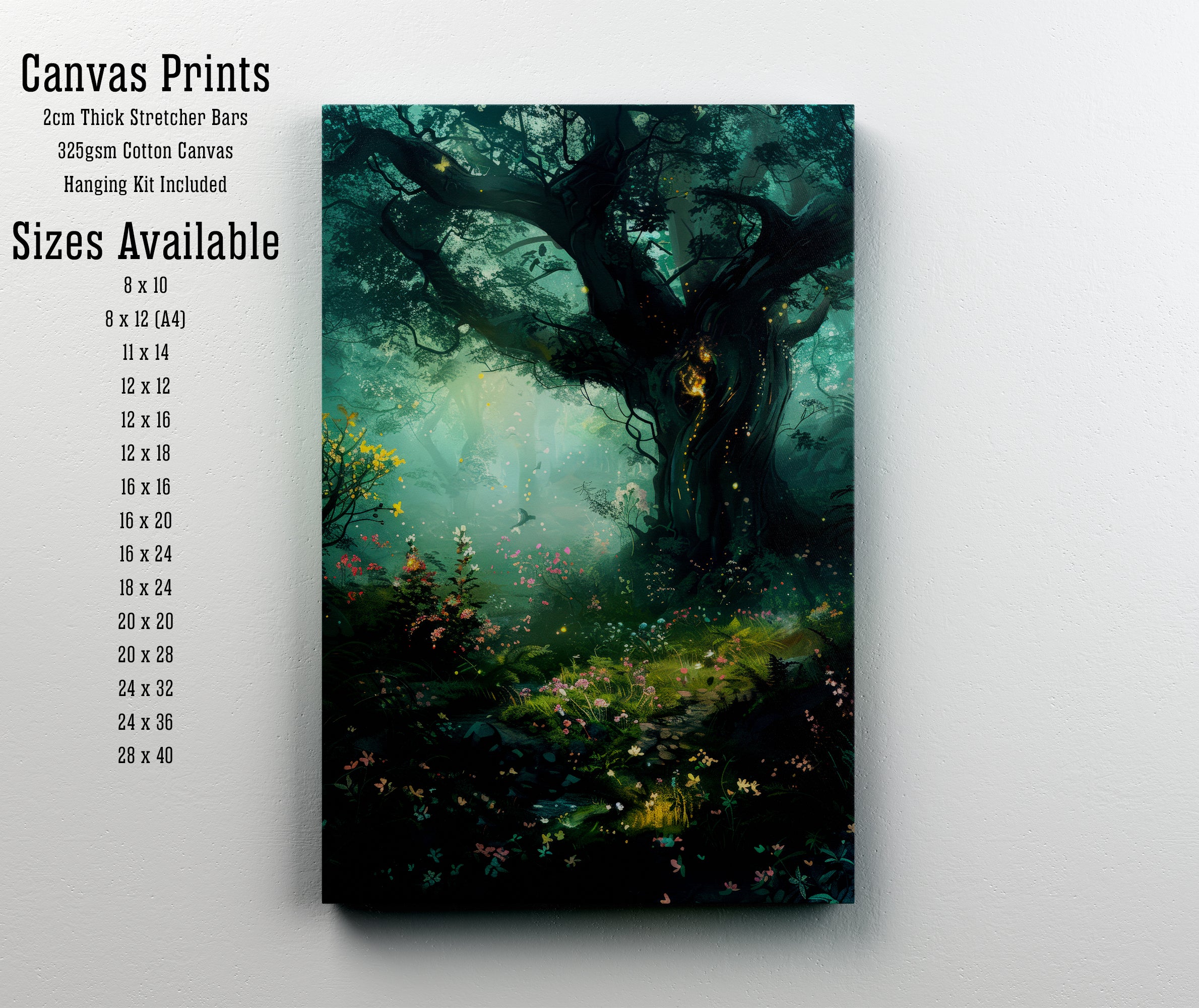 Enchanted Forest Tree Art Print