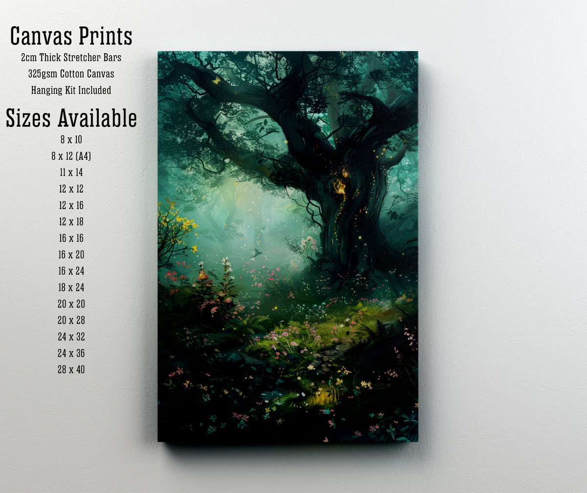 Enchanted Forest Tree Art Print