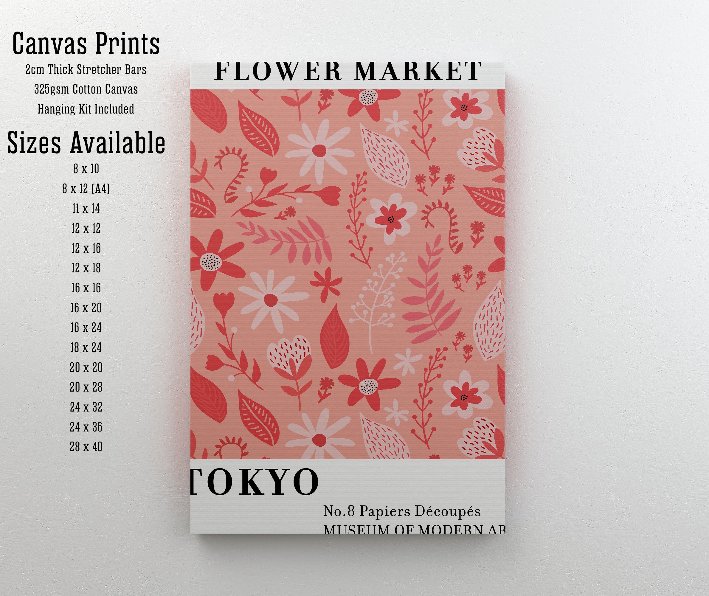 Tokyo Floral Market Art Print