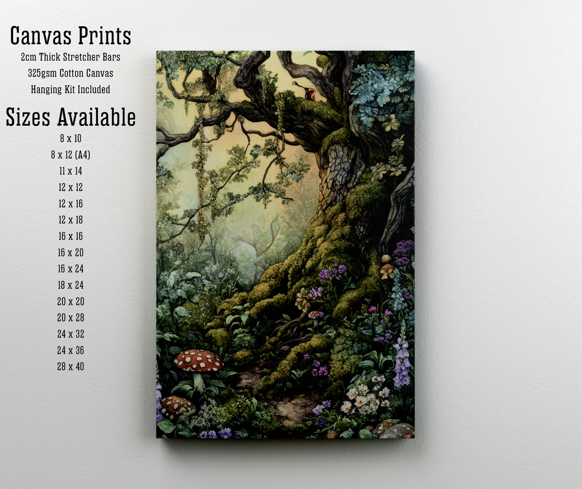 Enchanted Woodland Fairy Art Print