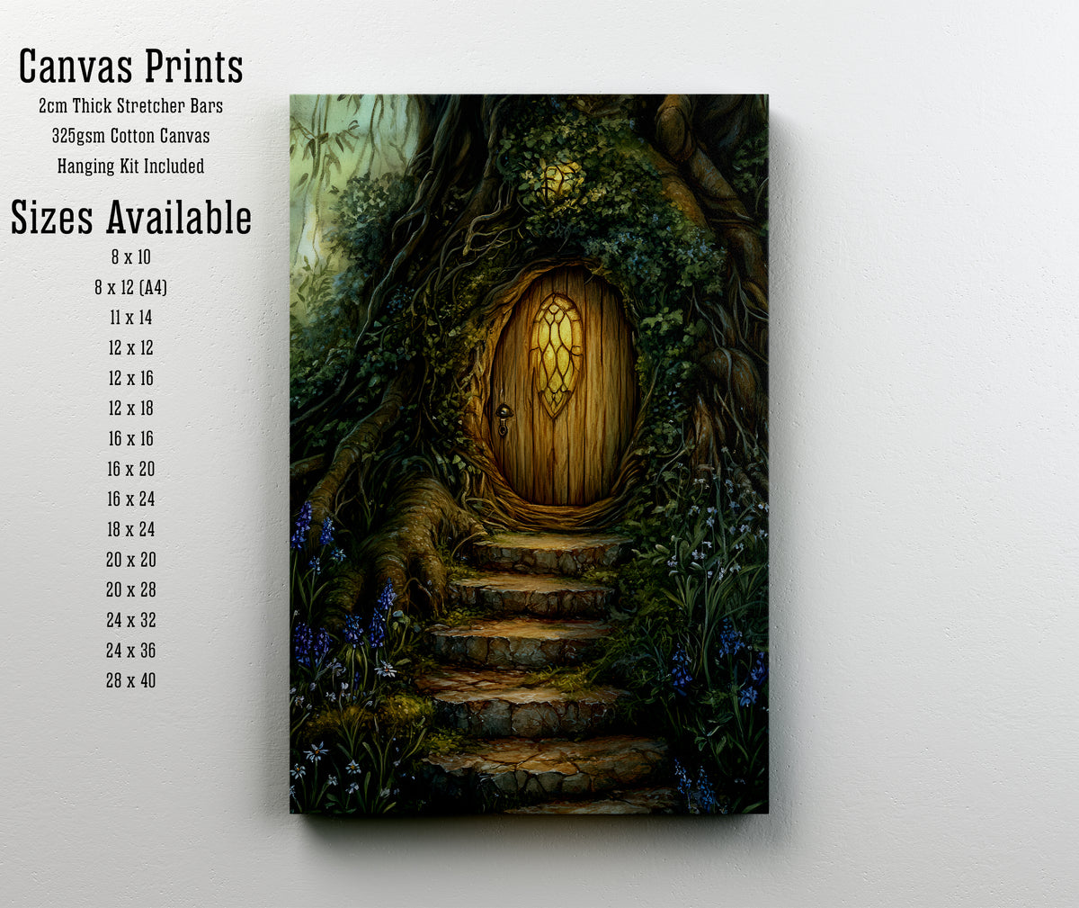 Enchanted Tree Door Art Print