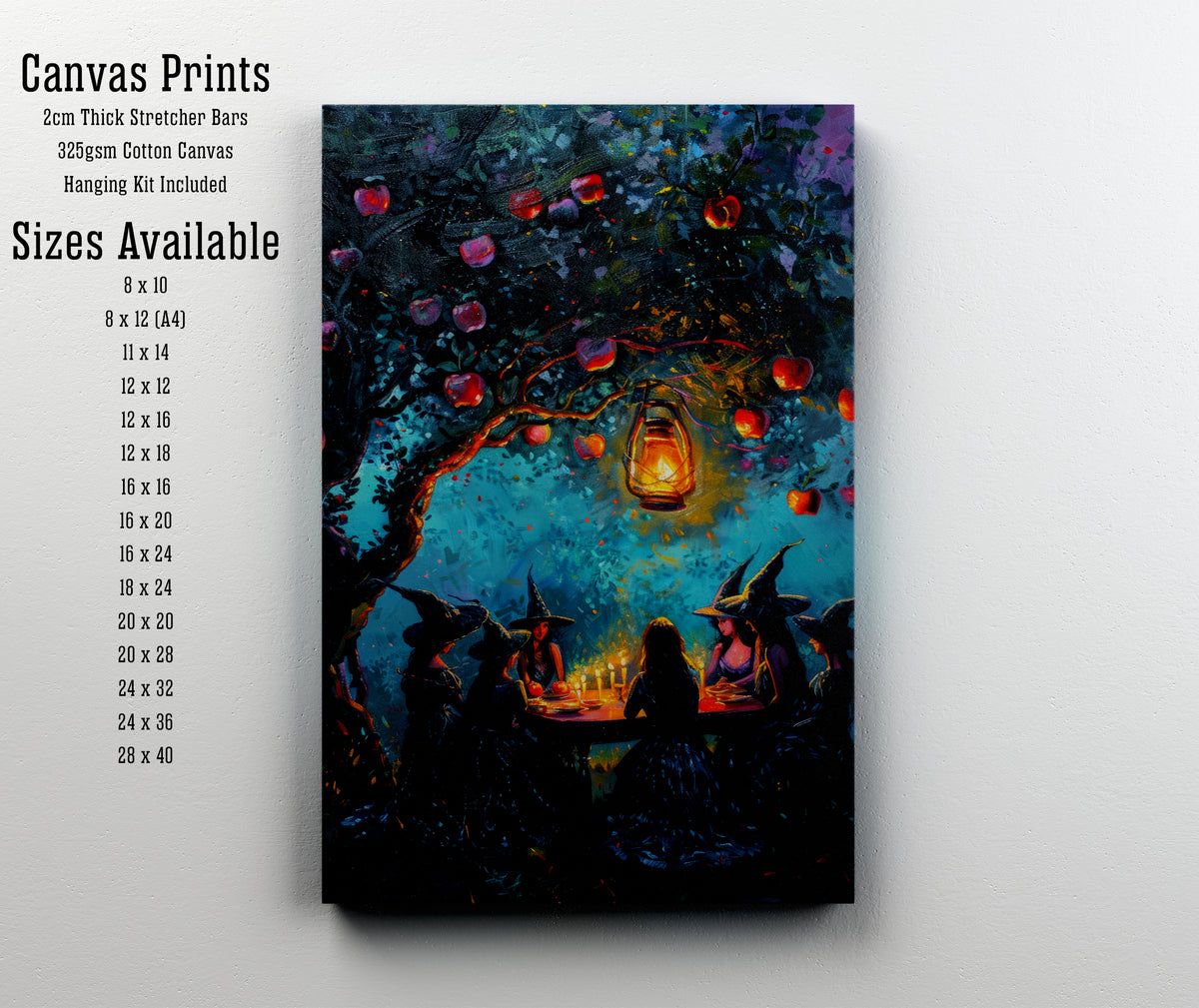 Witches Lantern Gathering Art Print