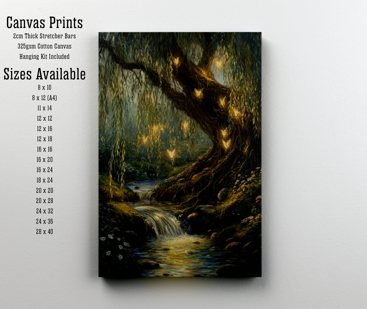 Enchanted Forest Stream Art Print