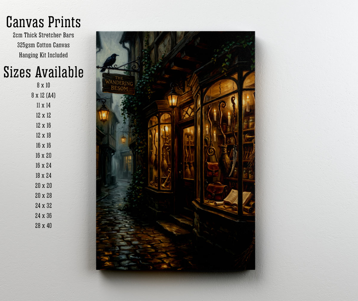Enchanted Apothecary Alley Art Print