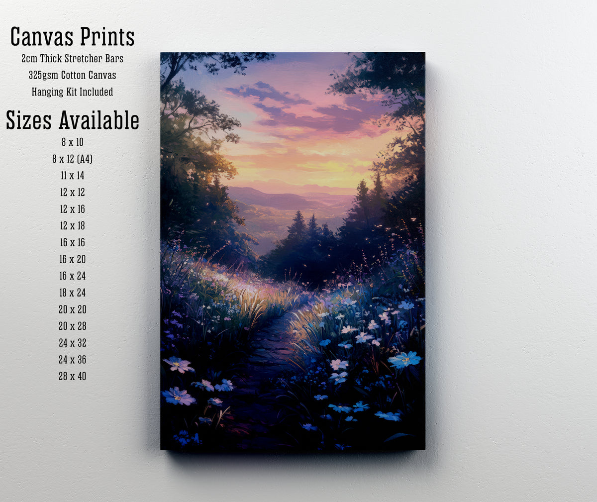 Enchanted Woodland Path Art Print