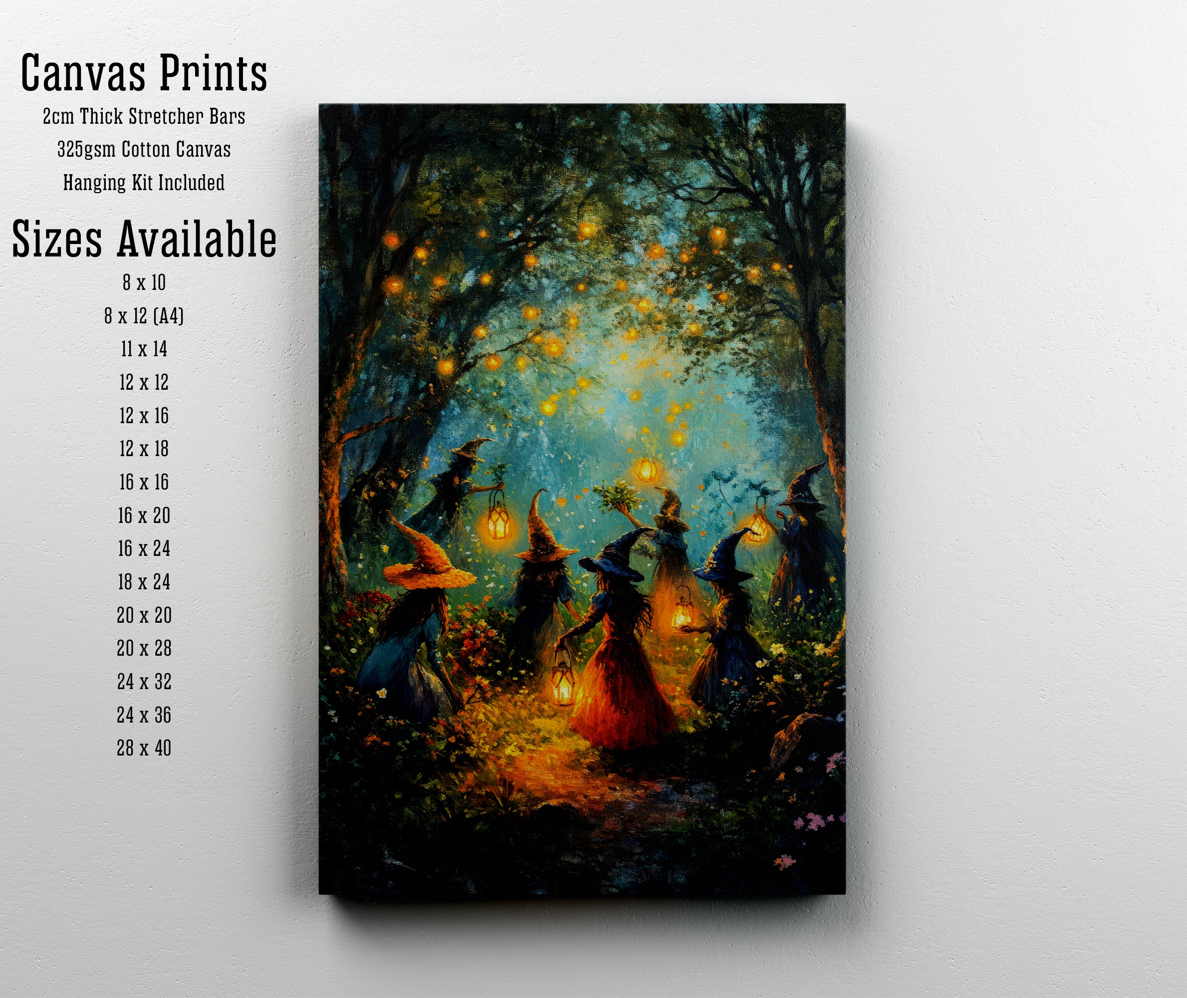 Enchanted Forest Witches Art Print