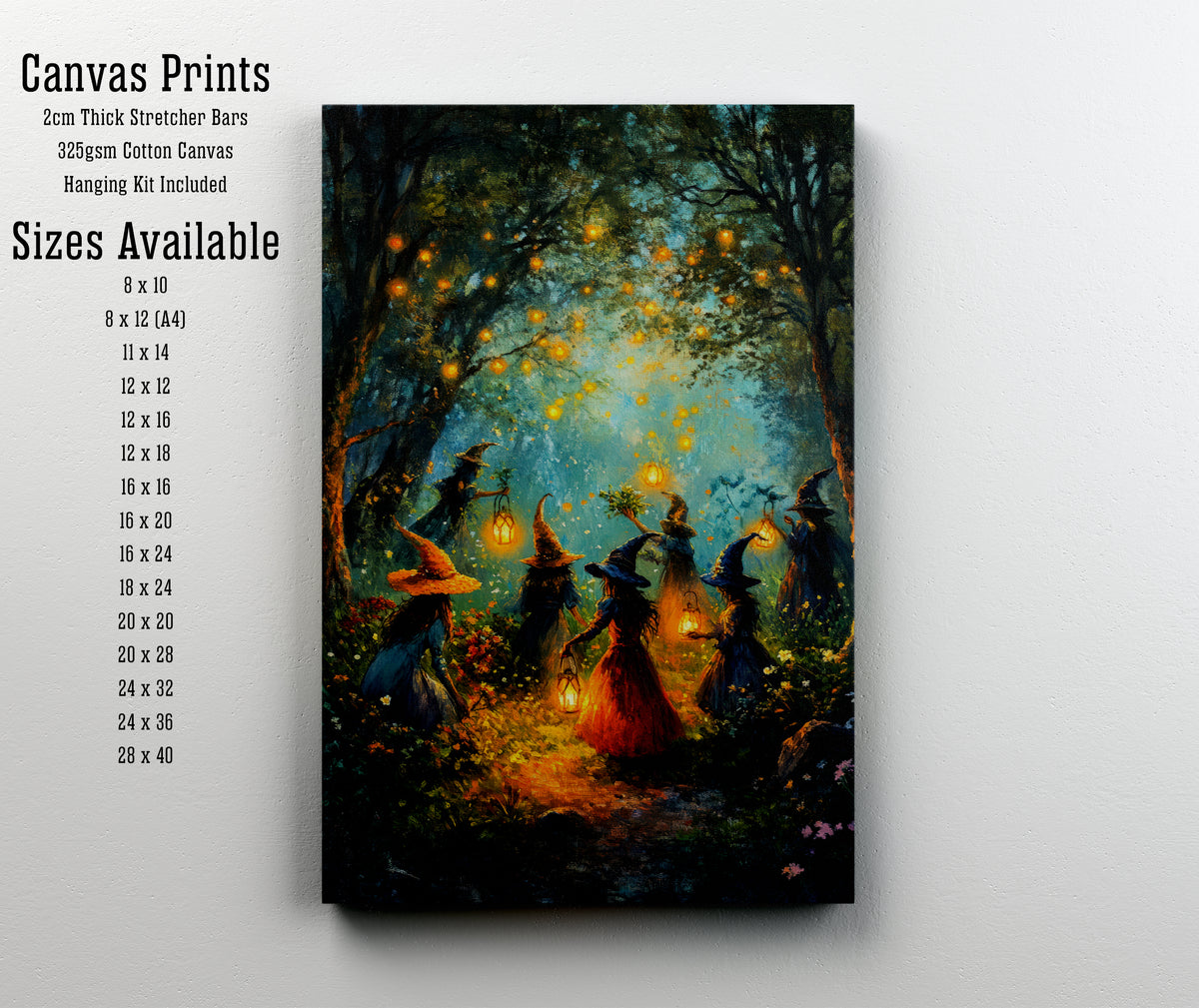 Enchanted Forest Witches Art Print