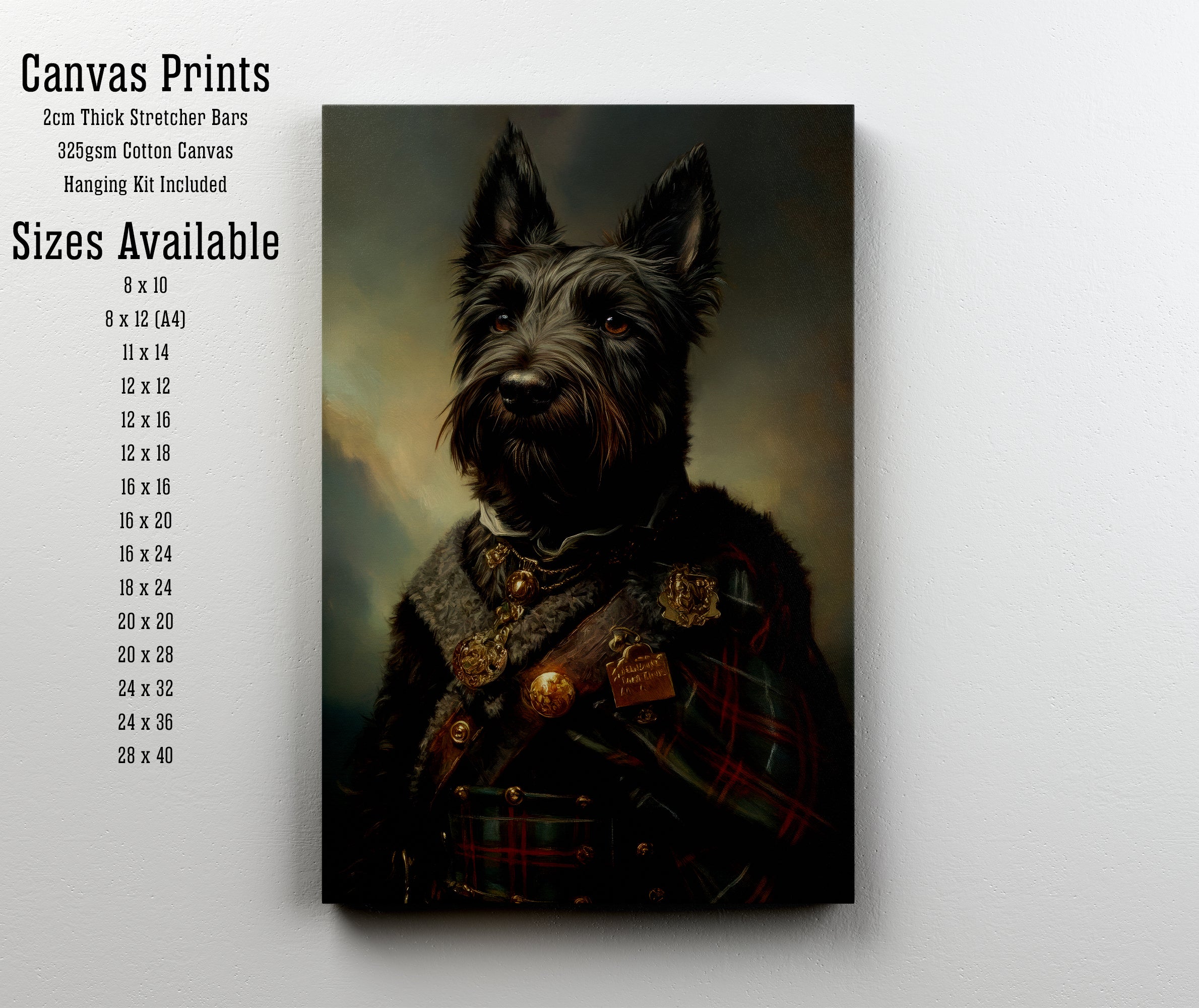 Regal Scottish Terrier Art Print