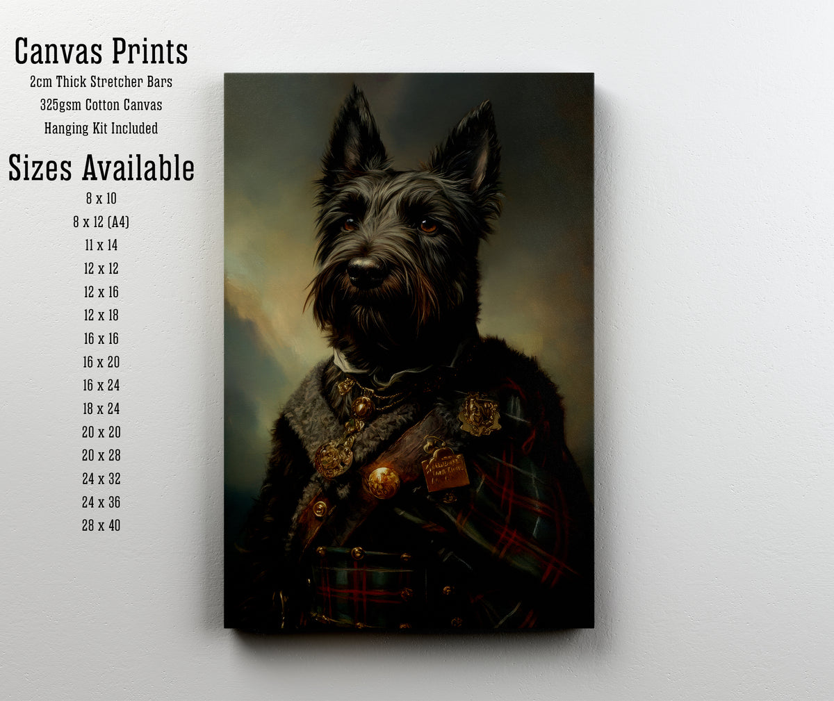 Regal Scottish Terrier Art Print