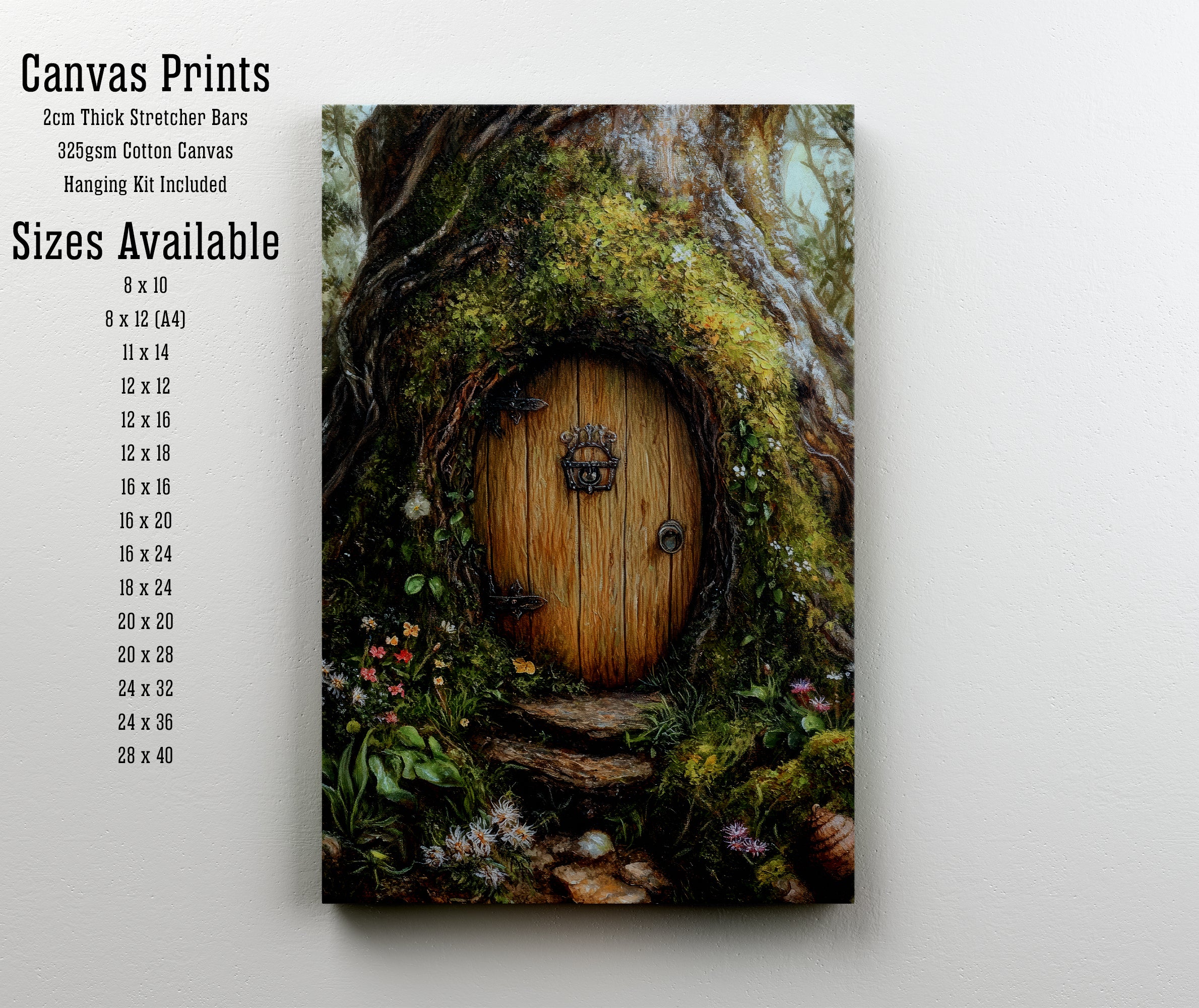 Enchanted Tree Door Art Print