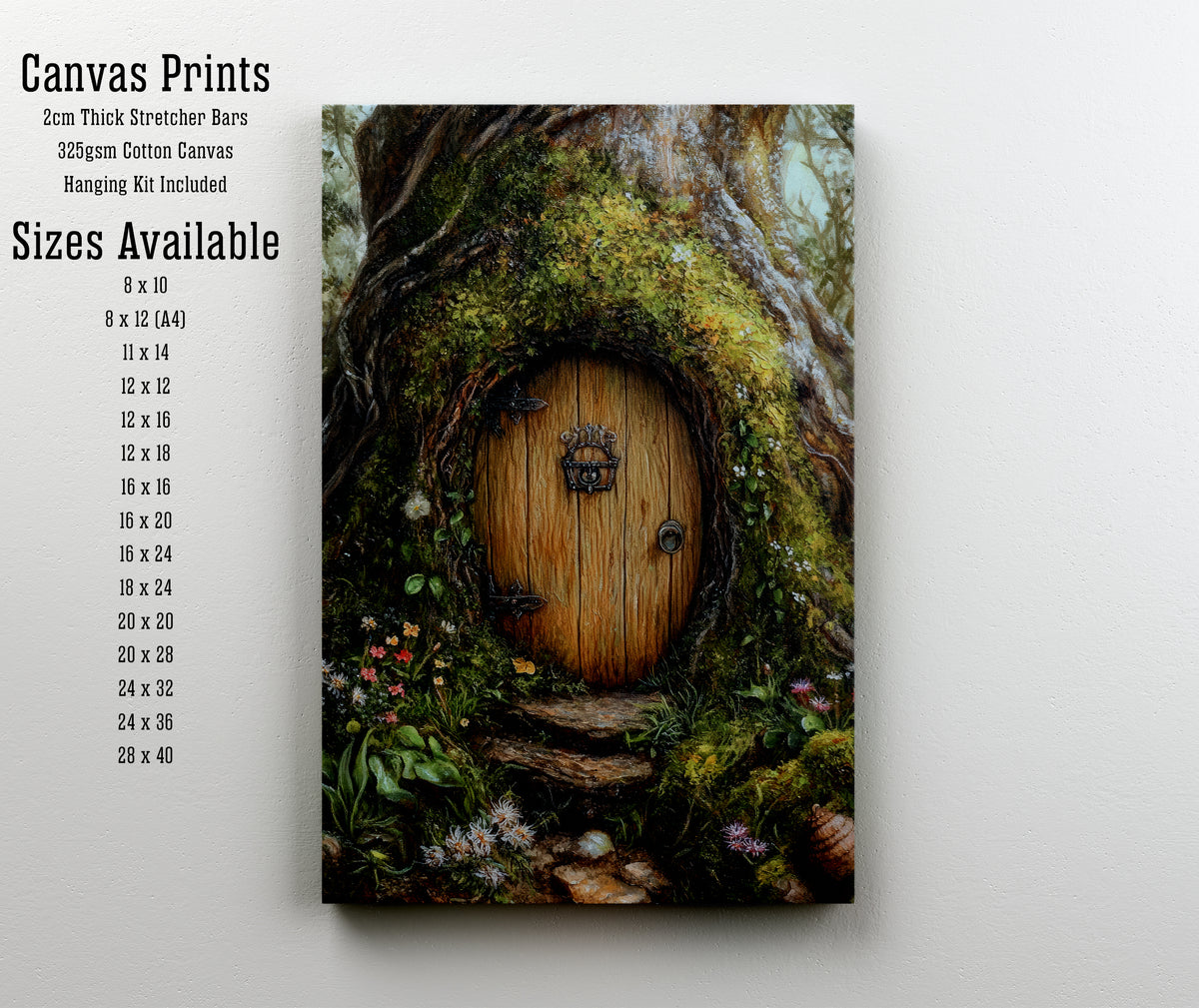 Enchanted Tree Door Art Print