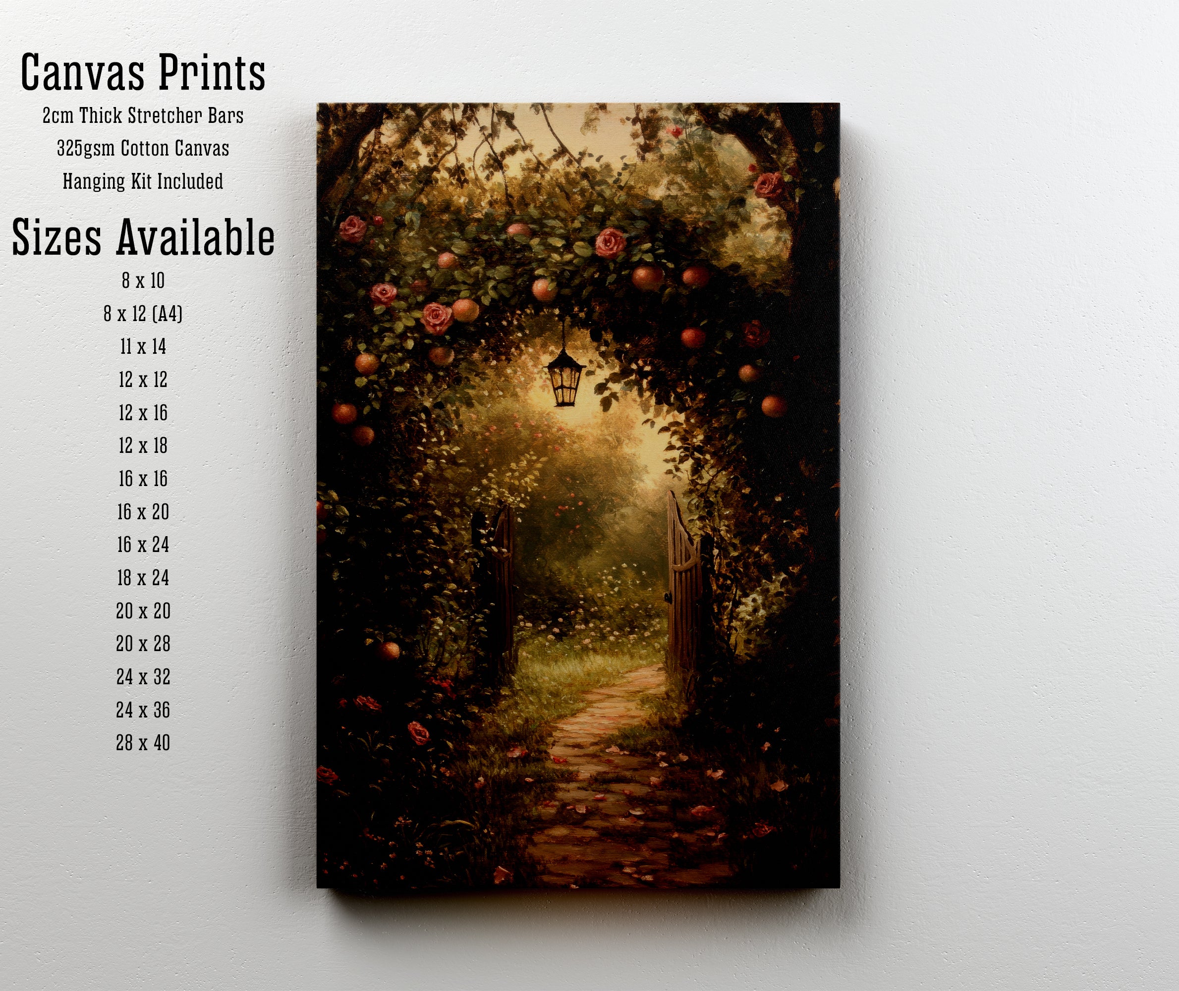 Romantic Secret Garden Art Print