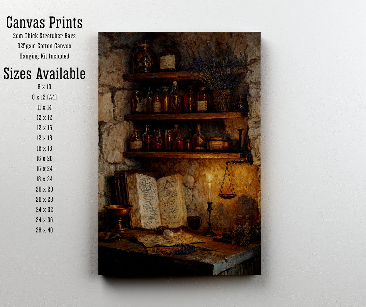 Alchemist Apothecary Still Life Art Print