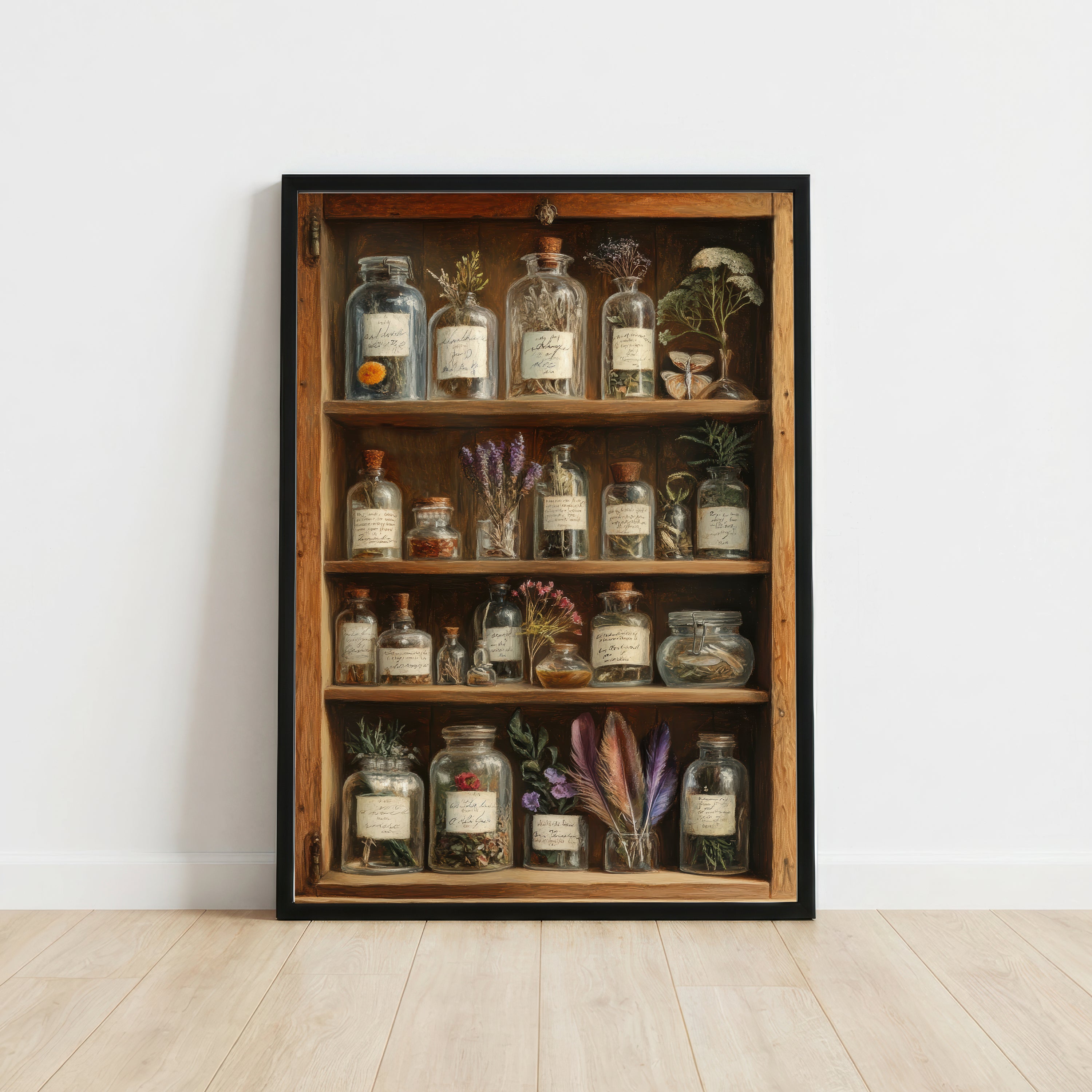 Vintage Apothecary Botanical Art Print
