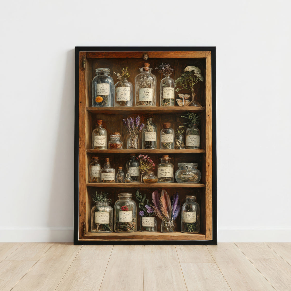 Vintage Apothecary Botanical Art Print