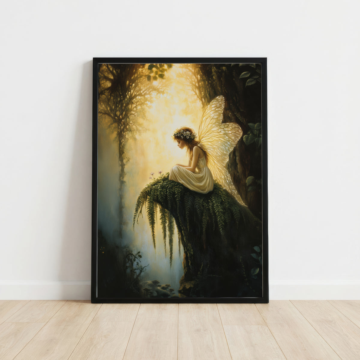 Forest Fairy Romantic Art Print
